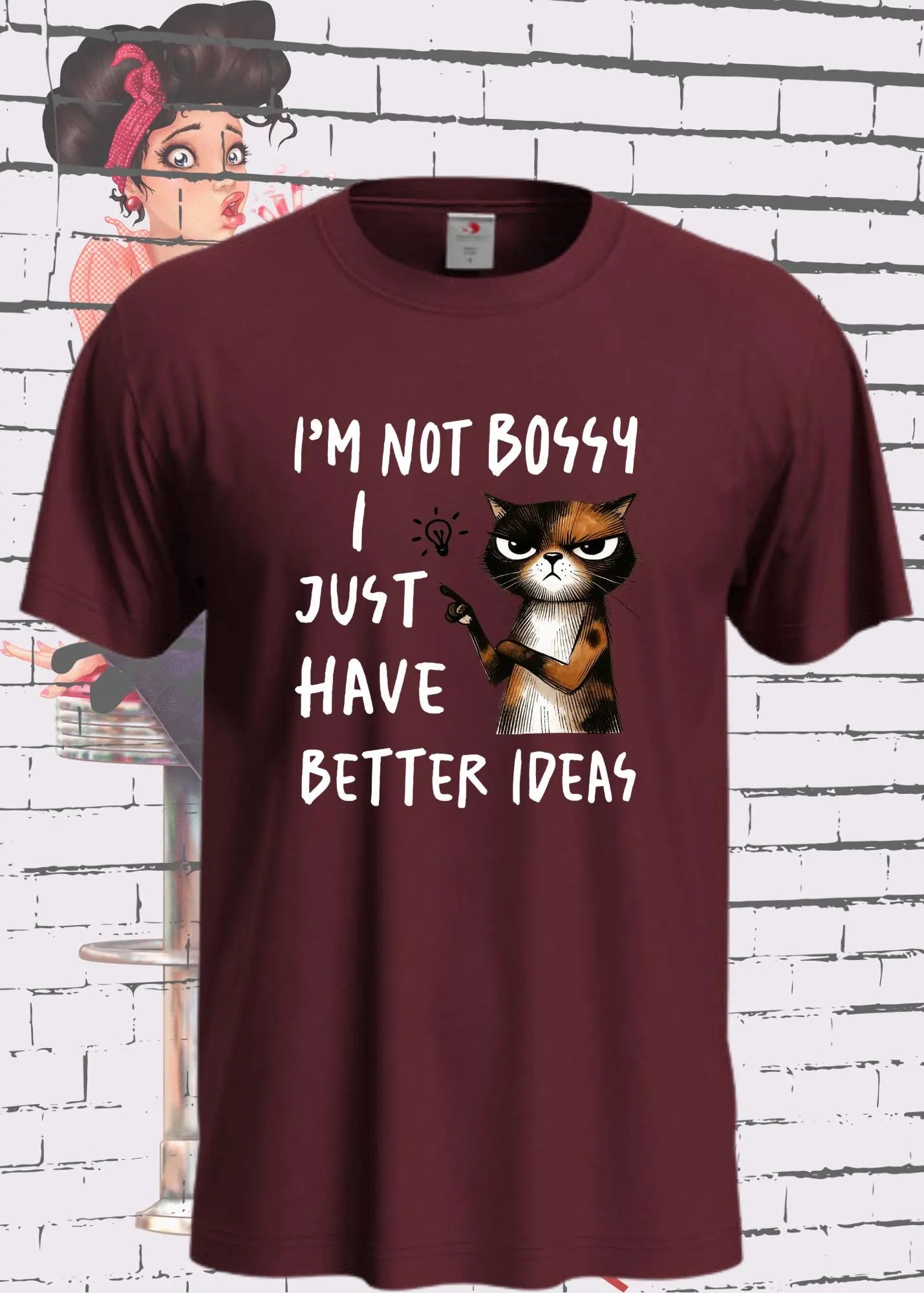 π T-Shirt I'm not Bossy I just have better Ideas π± Katzenspruch Geschenkidee Unisex π‘β¨