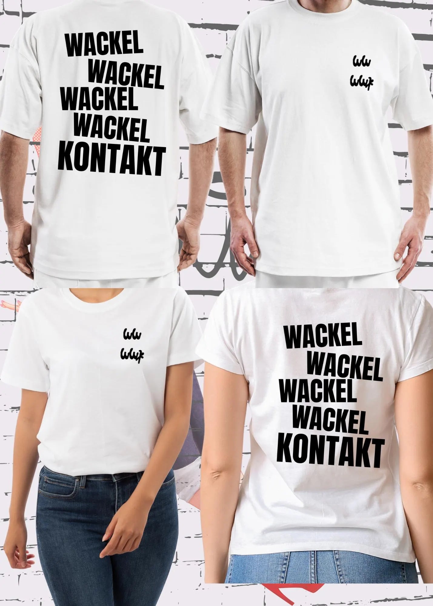⚡ Wackelkontakt T-Shirt - Wackel Wackel Wackel Kontakt Spruch Shirt 🔧