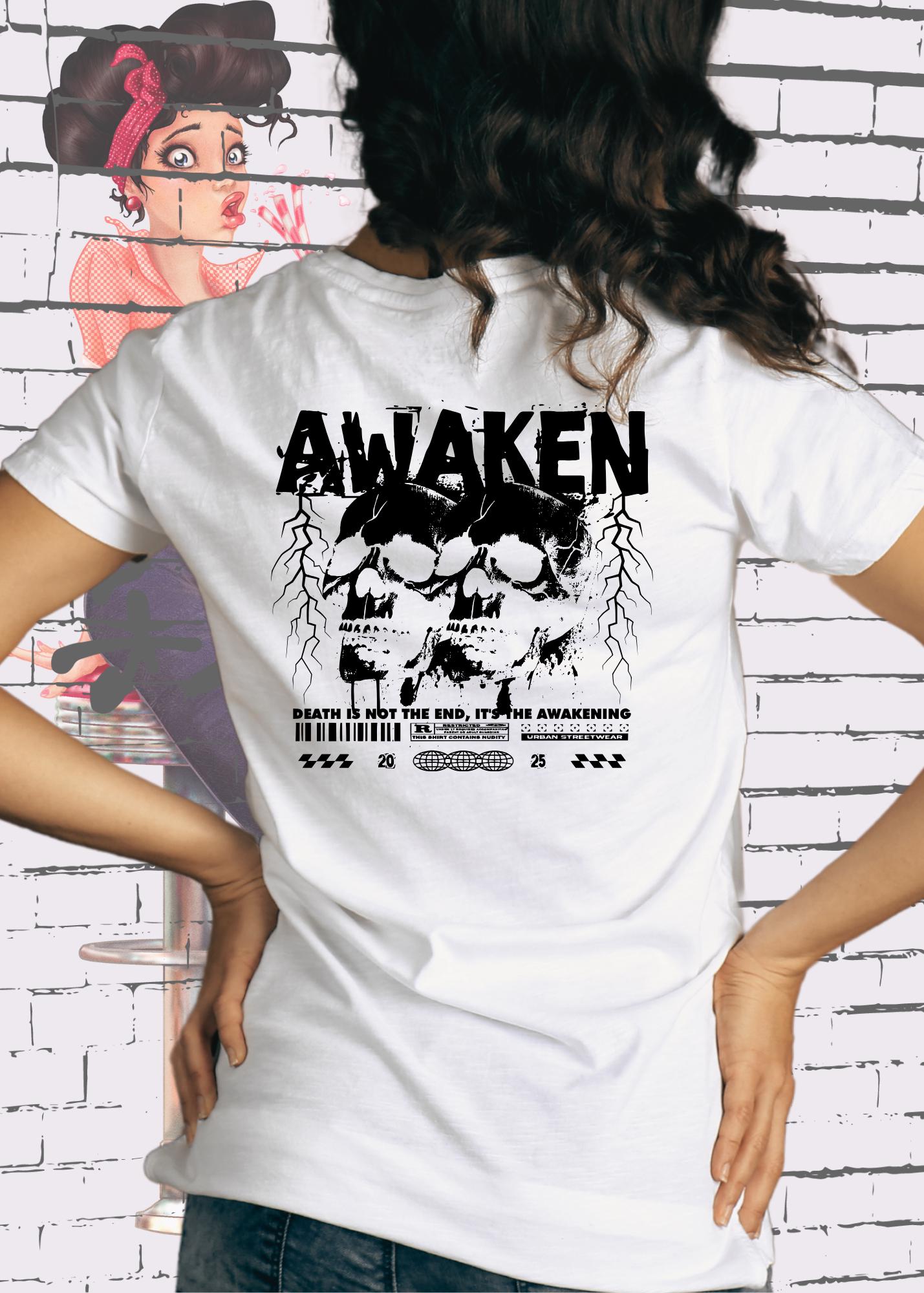 π Awaken the Death - Gothic Skull T-Shirt mit Totenkopf β‘