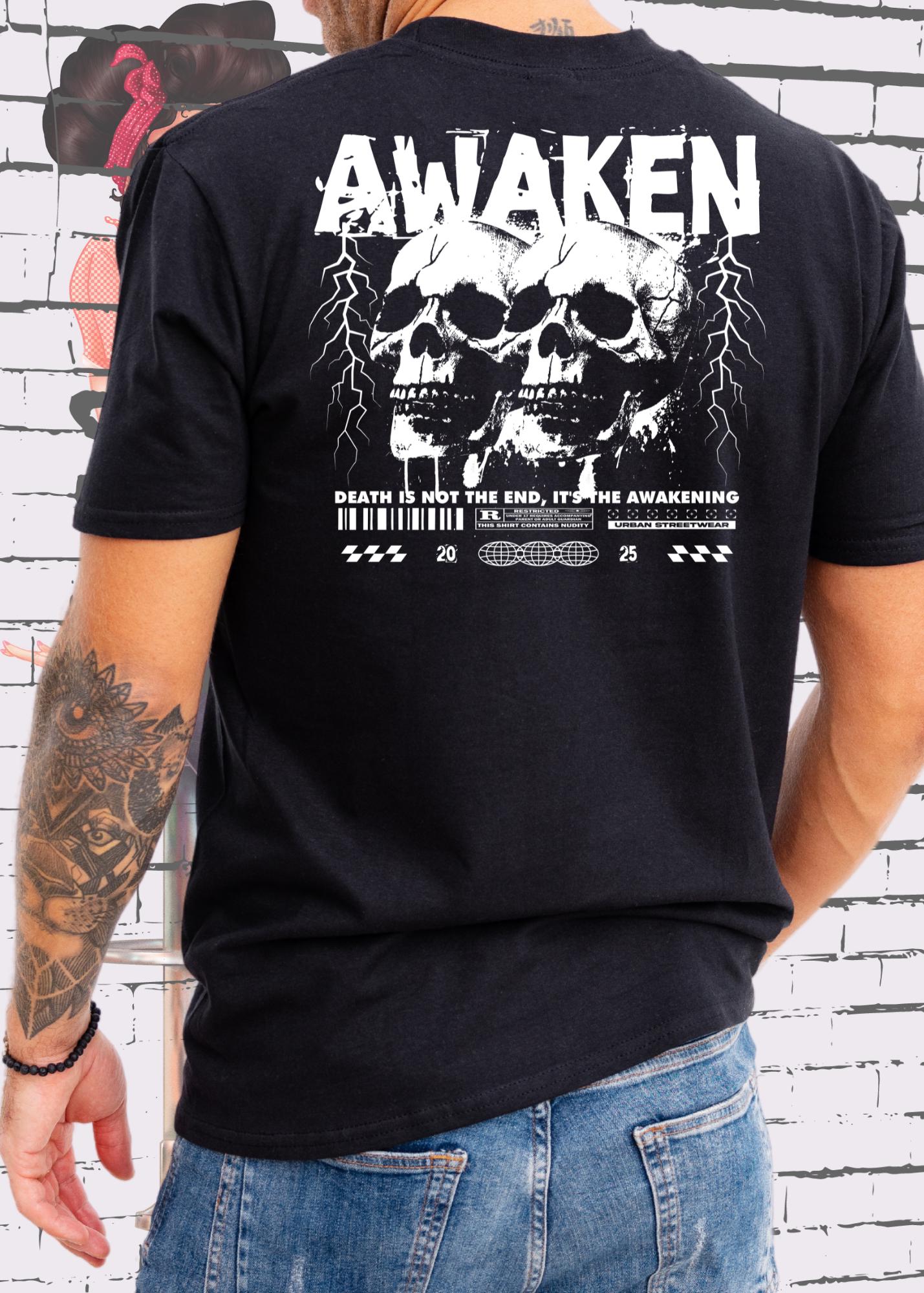 π Awaken the Death - Gothic Skull T-Shirt mit Totenkopf β‘