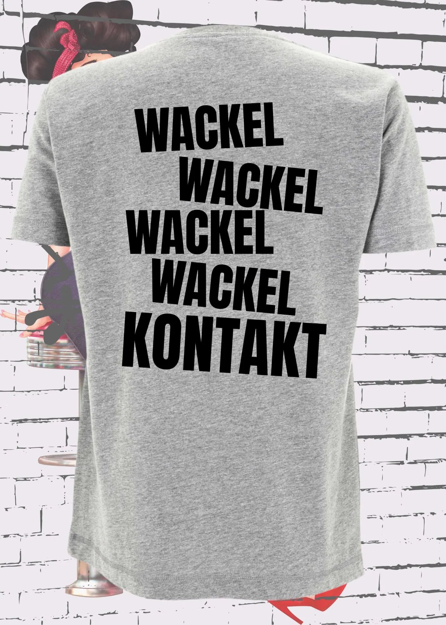 ⚡ Wackelkontakt T-Shirt - Wackel Wackel Wackel Kontakt Spruch Shirt 🔧