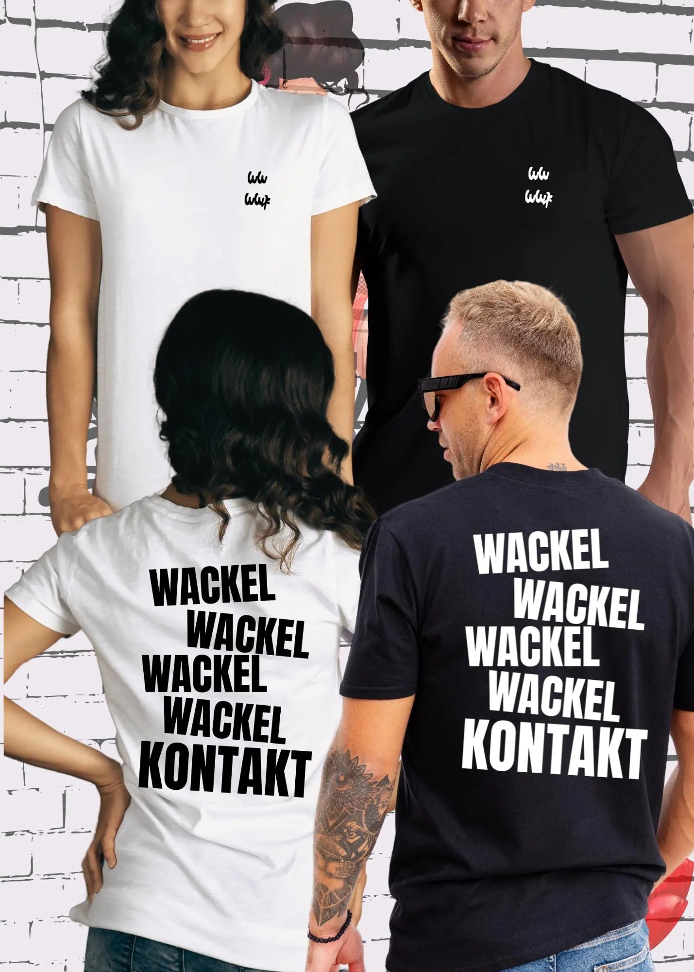 ⚡ Wackelkontakt T-Shirt - Wackel Wackel Wackel Kontakt Spruch Shirt 🔧