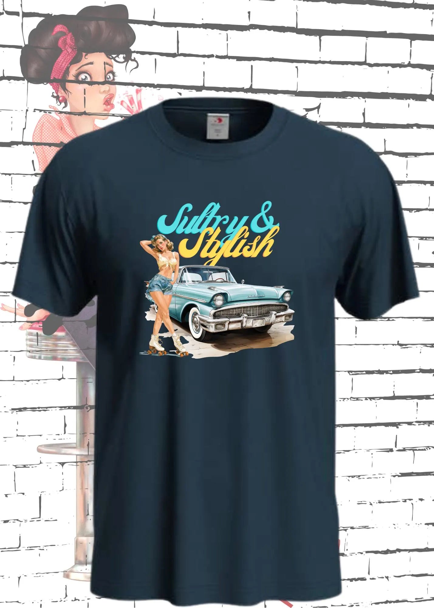 ✨ Sultry & Stylish - Vintage Look T-Shirt Unisex 🌟