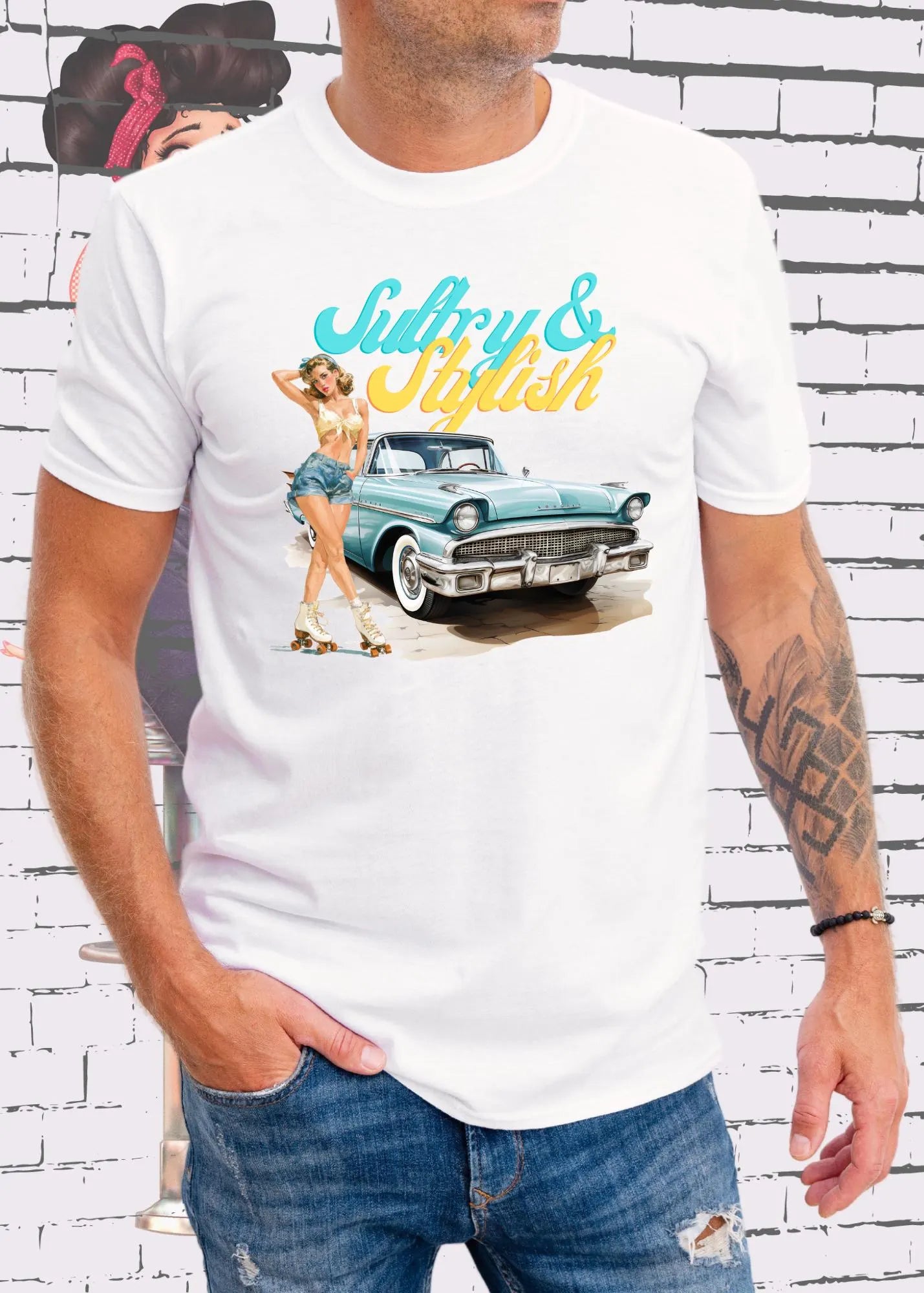 ✨ Sultry & Stylish - Vintage Look T-Shirt Unisex 🌟
