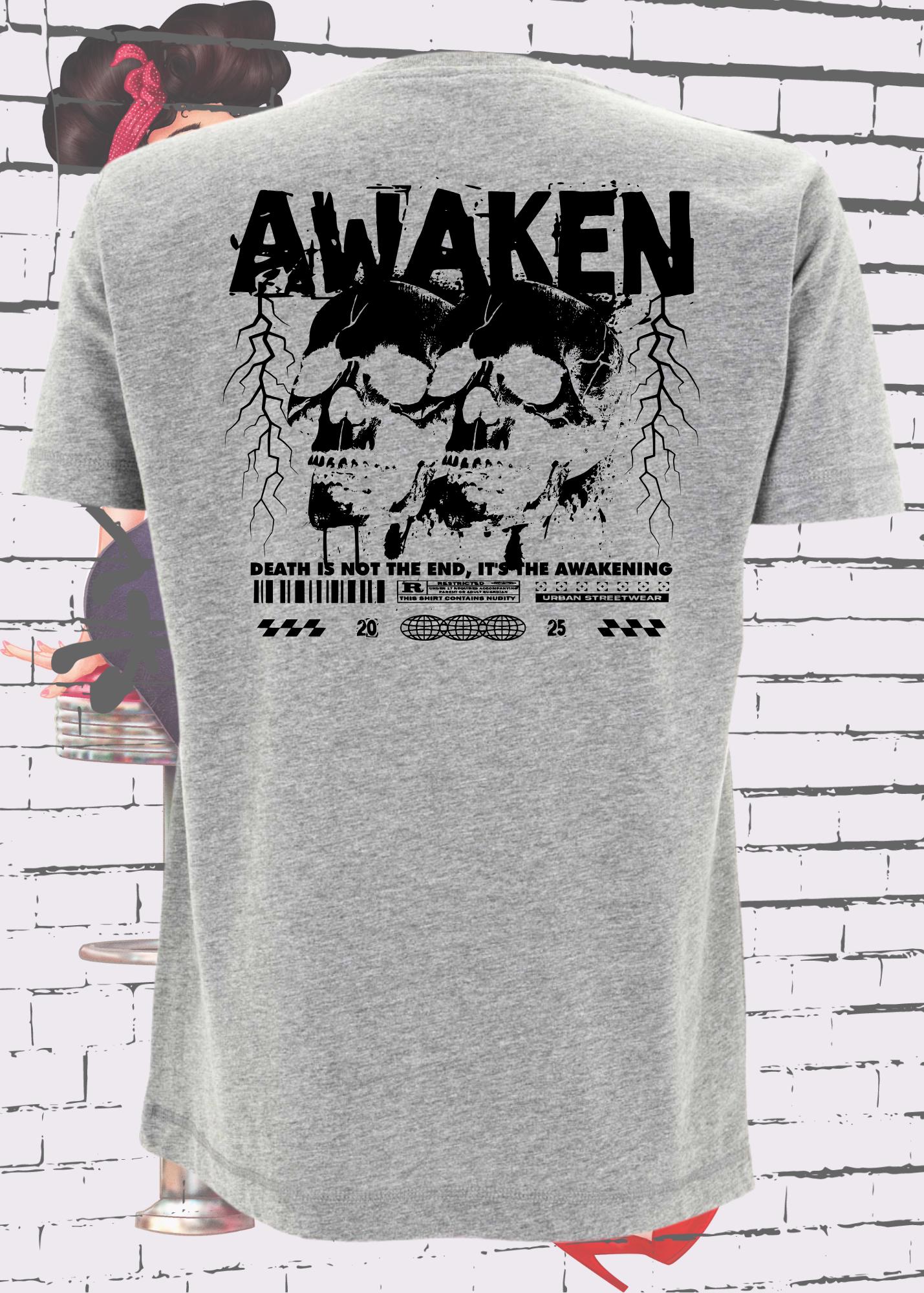 π Awaken the Death - Gothic Skull T-Shirt mit Totenkopf β‘