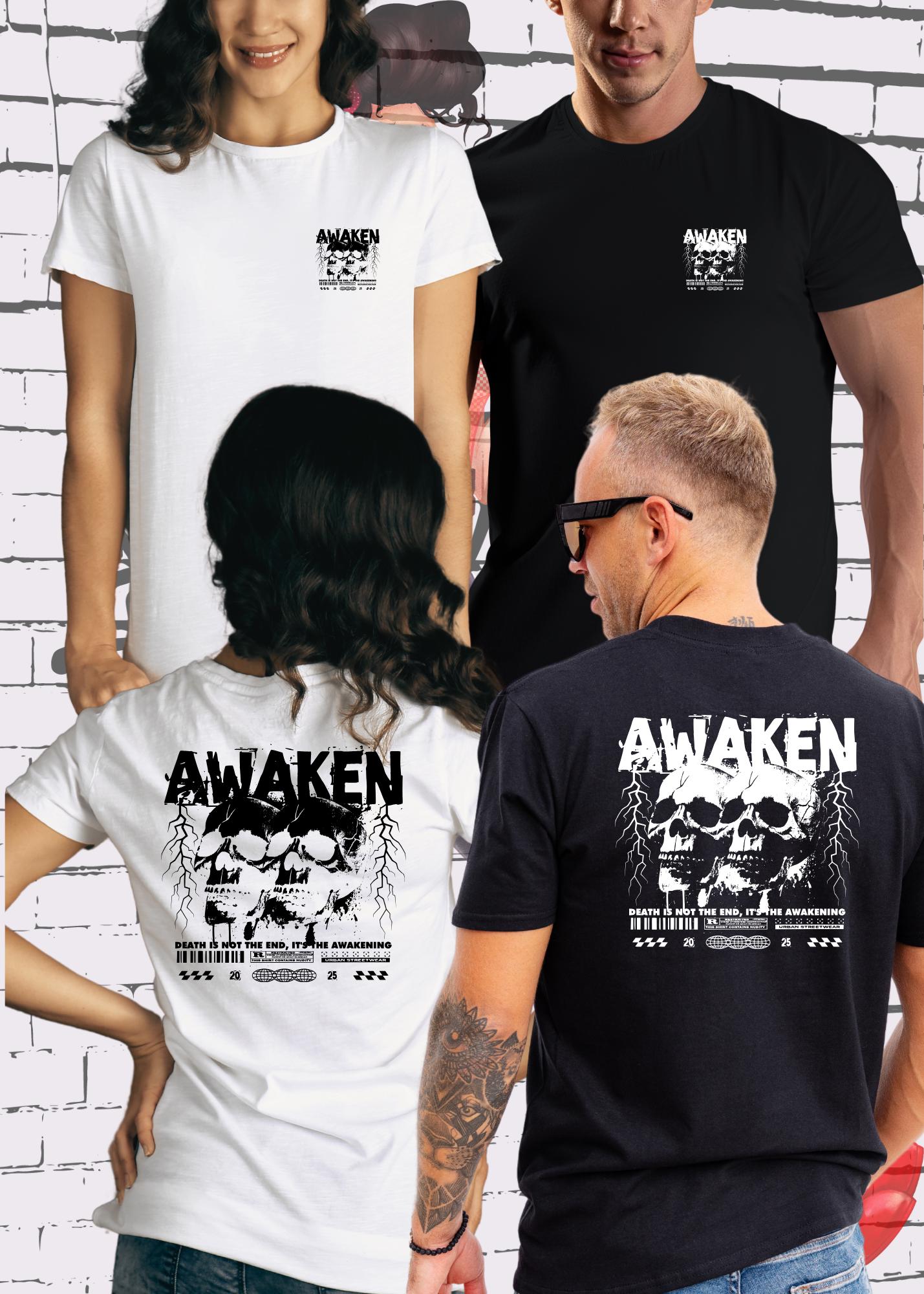 π Awaken the Death - Gothic Skull T-Shirt mit Totenkopf β‘