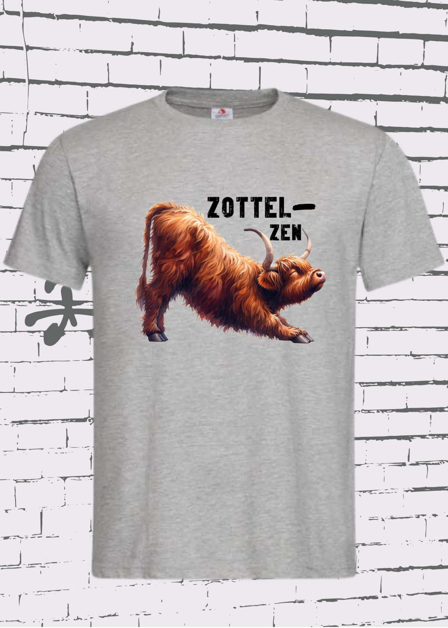 π Highland Kuh Unisex T-Shirt π§ββοΈ Zottel-Zen ποΈ Entspannte Vibes