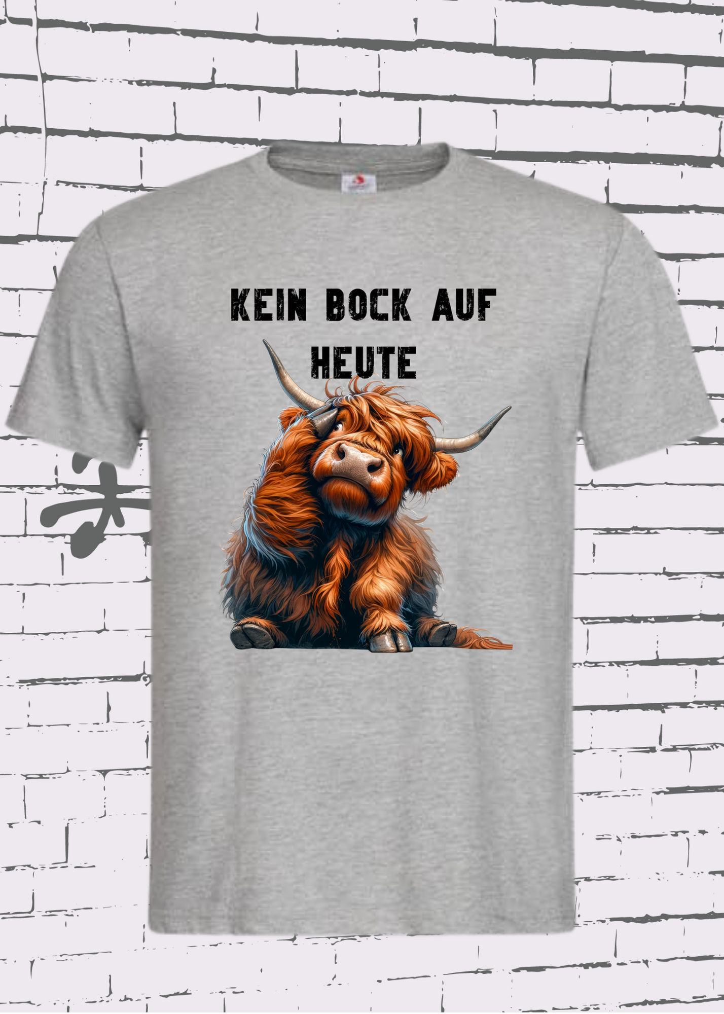 π Highland Kuh Unisex T-Shirt π΄ Kein Bock auf heute! π Montags-Mood
