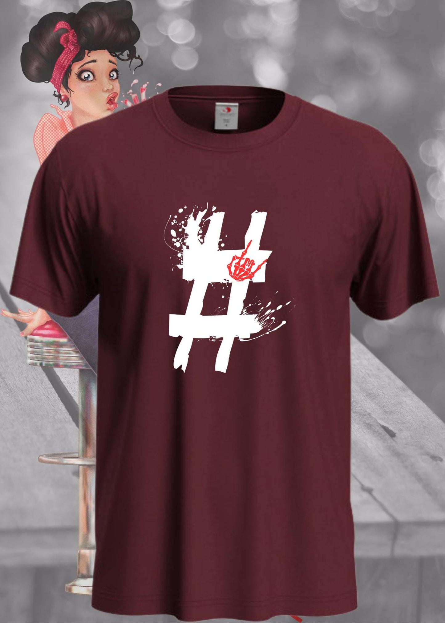 # Hashtag Unisex T-Shirt - Social Media Trend Statement 📱