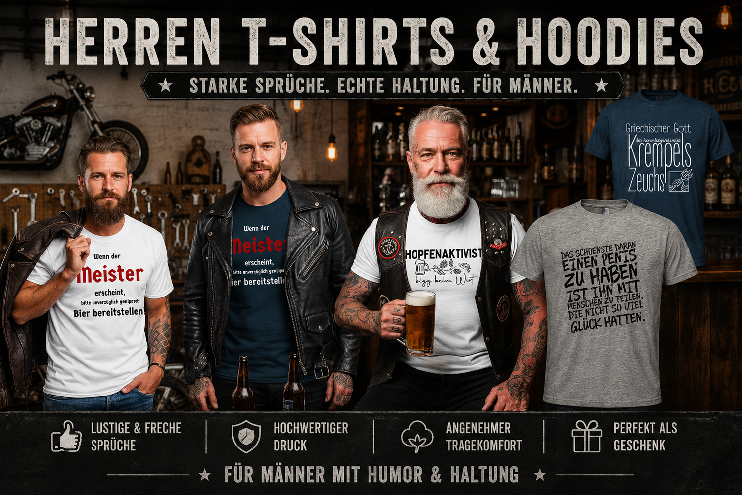Männer T-Shirts & Hoodies
