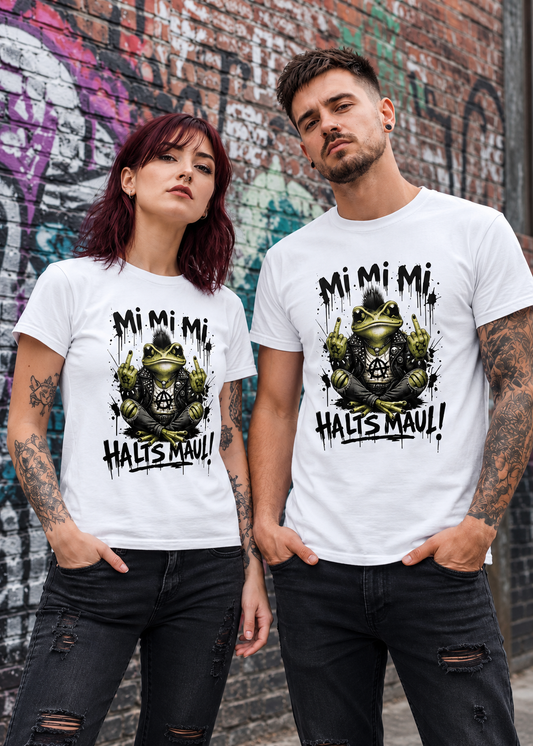Motz-Frosch Fridolin T-Shirt – Mi Mi Mi Halt’s Maul Punk Shirt