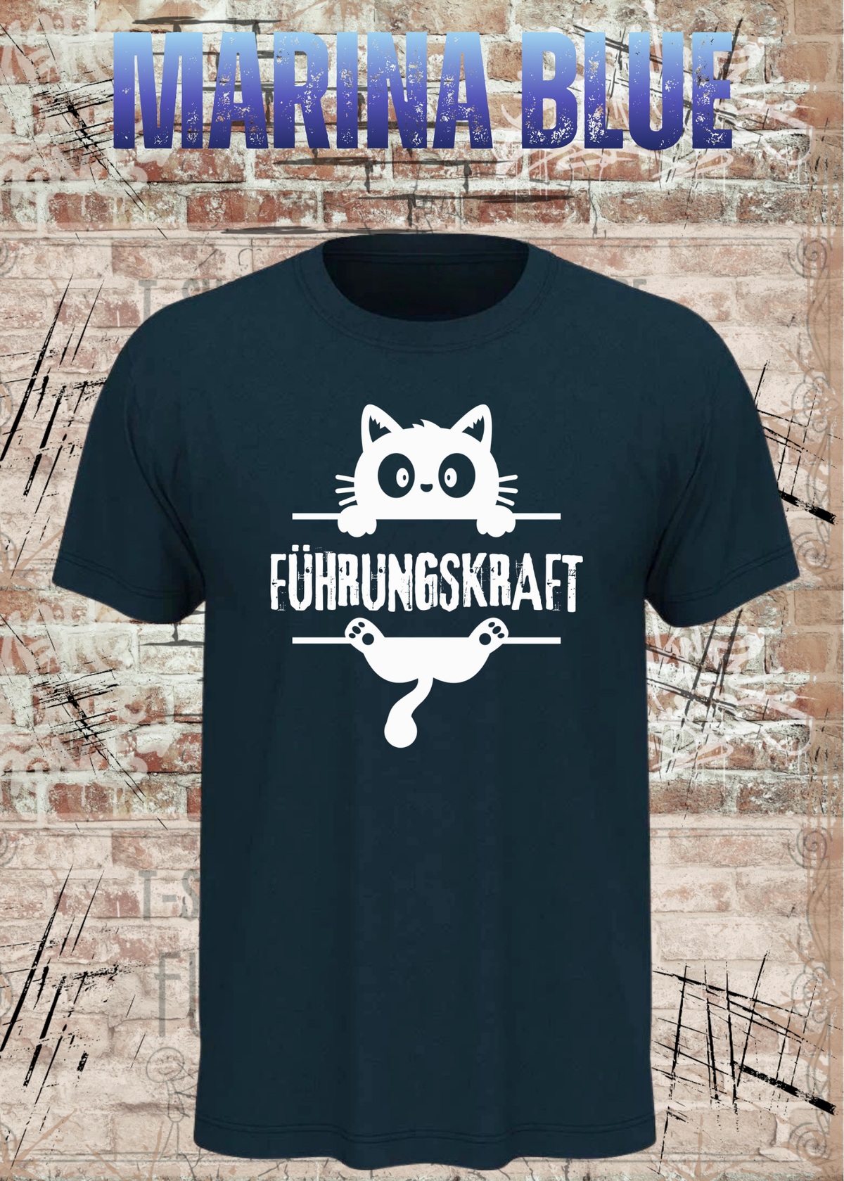 Führungskraft Katze – Lustiges Unisex Katzen T-Shirt