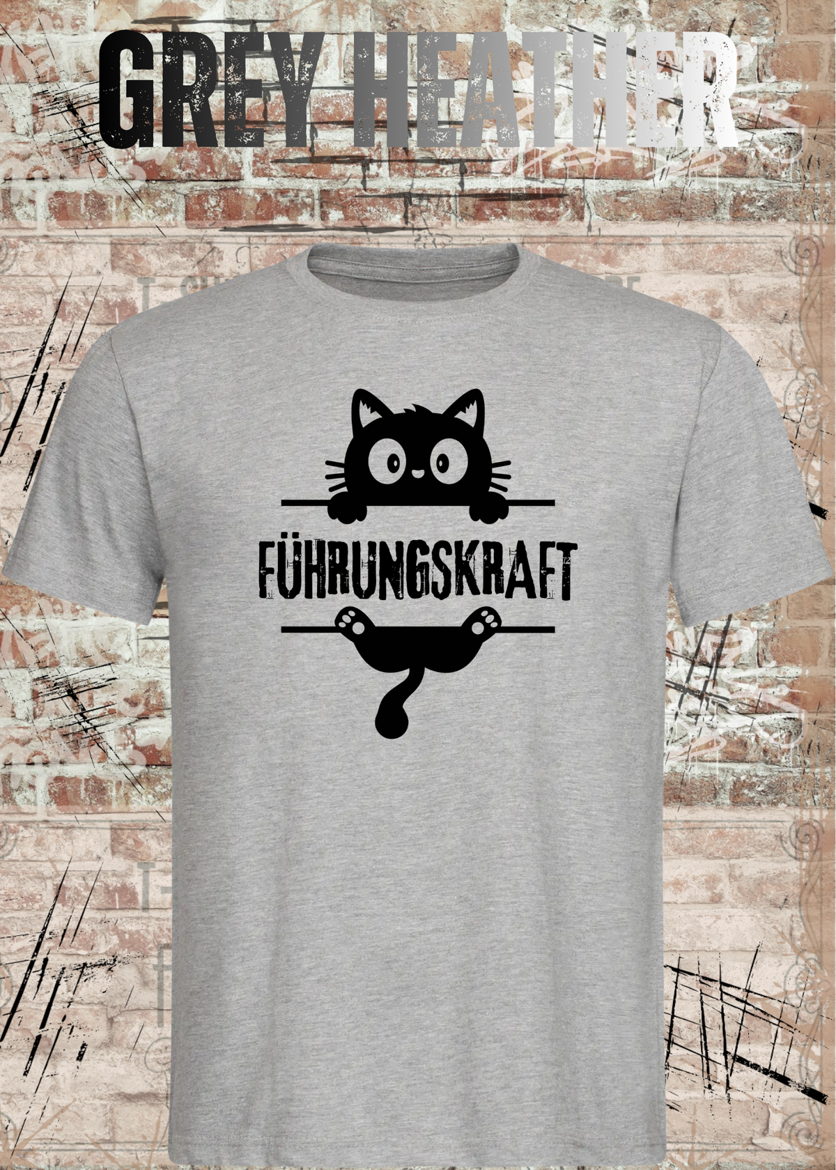 Führungskraft Katze – Lustiges Unisex Katzen T-Shirt