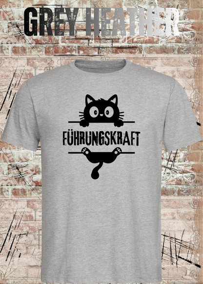 Führungskraft Katze – Lustiges Unisex Katzen T-Shirt
