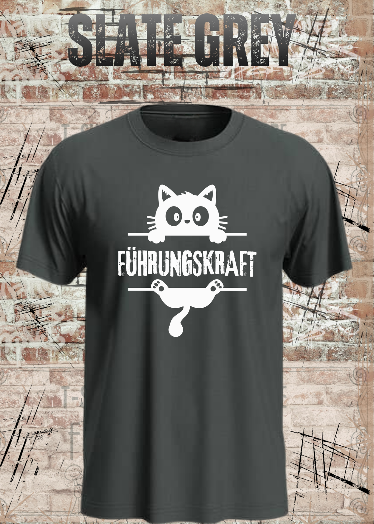 Führungskraft Katze – Lustiges Unisex Katzen T-Shirt