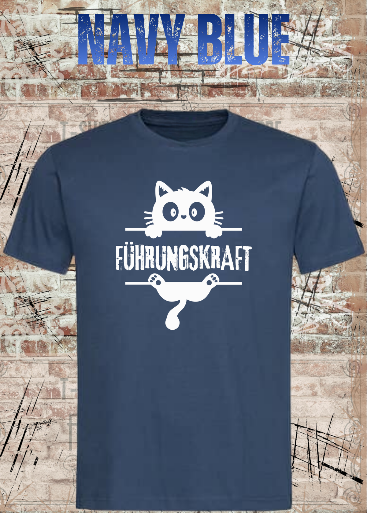 Führungskraft Katze – Lustiges Unisex Katzen T-Shirt
