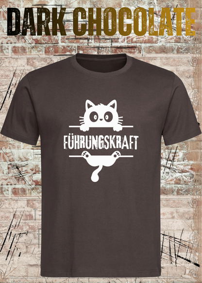 Führungskraft Katze – Lustiges Unisex Katzen T-Shirt