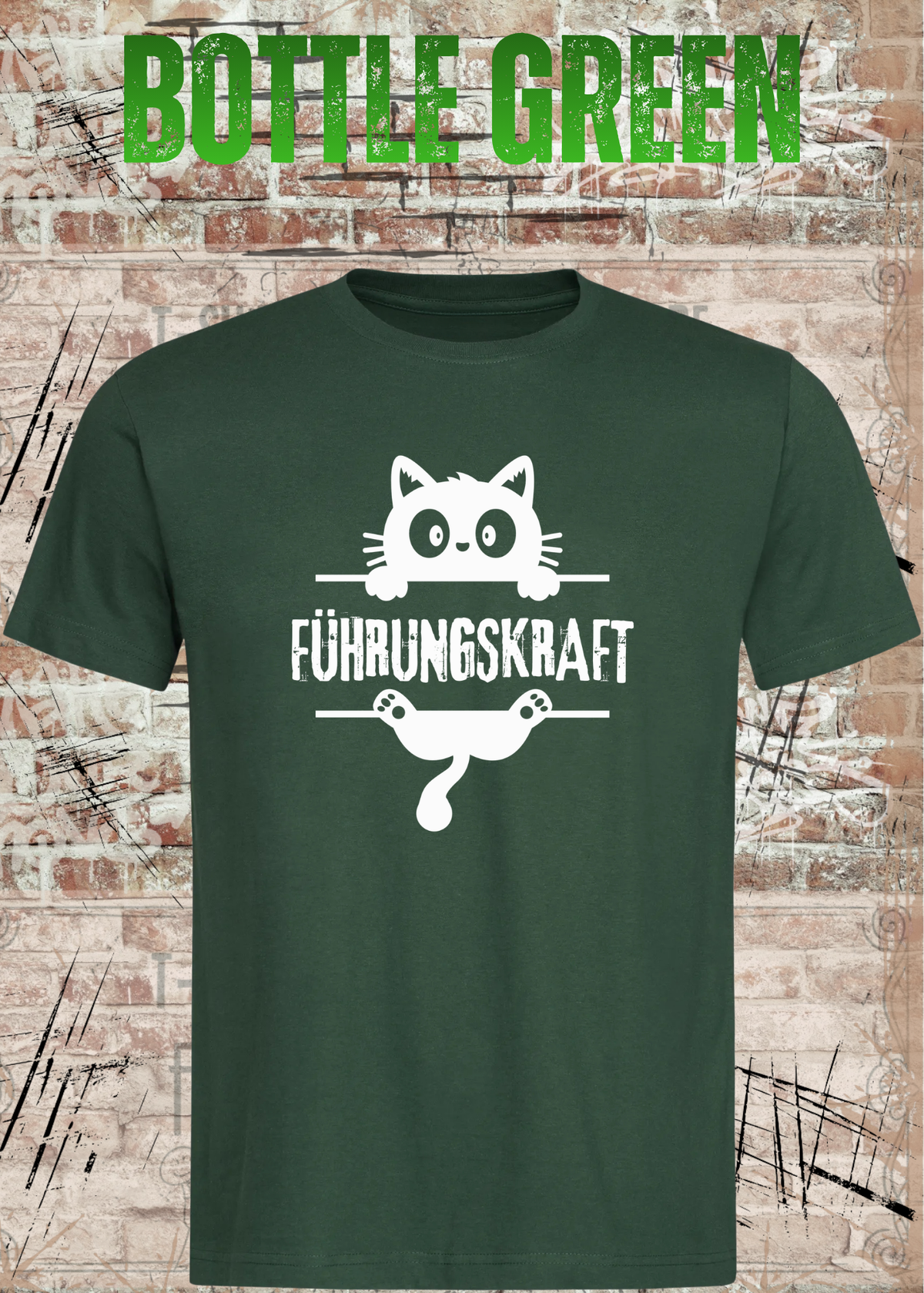 Führungskraft Katze – Lustiges Unisex Katzen T-Shirt