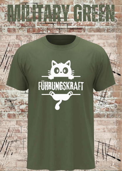 Führungskraft Katze – Lustiges Unisex Katzen T-Shirt