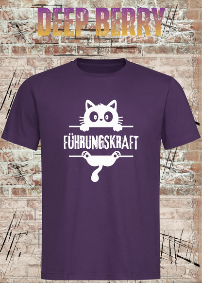 Führungskraft Katze – Lustiges Unisex Katzen T-Shirt