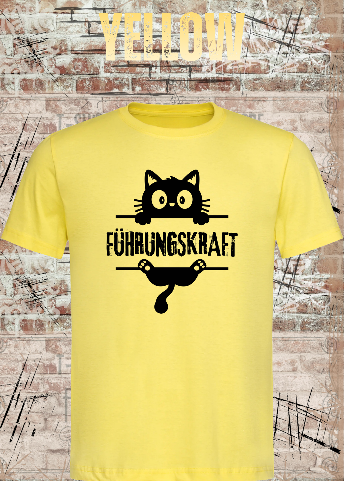 Führungskraft Katze – Lustiges Unisex Katzen T-Shirt