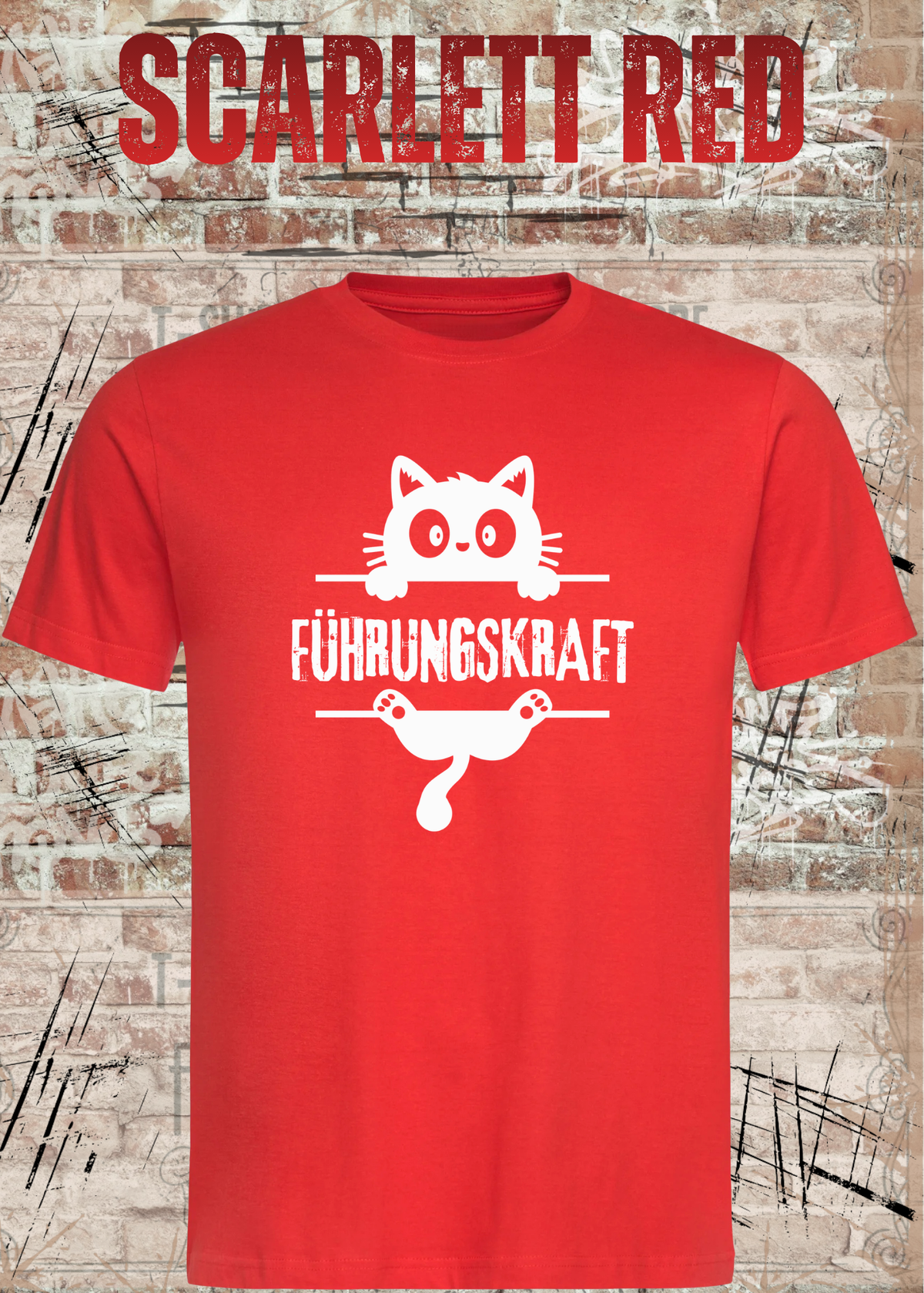 Führungskraft Katze – Lustiges Unisex Katzen T-Shirt