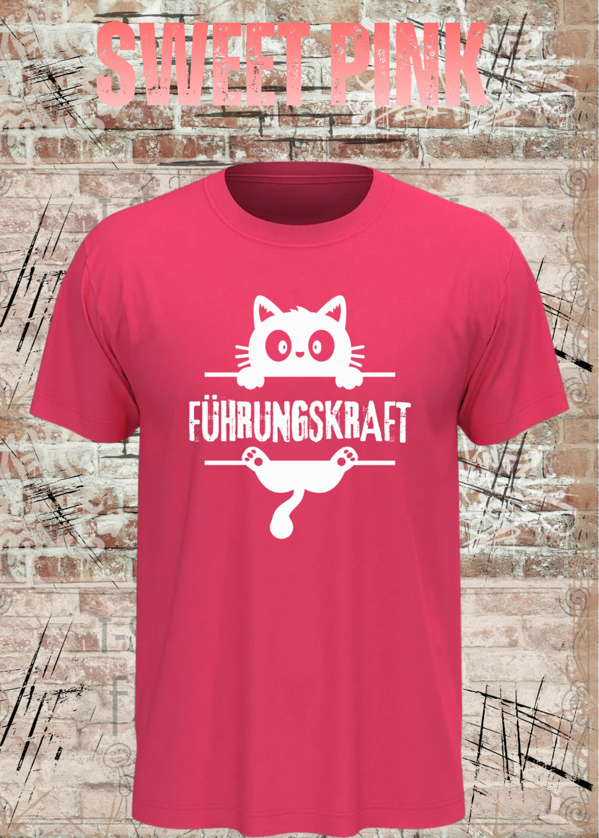 Führungskraft Katze – Lustiges Unisex Katzen T-Shirt