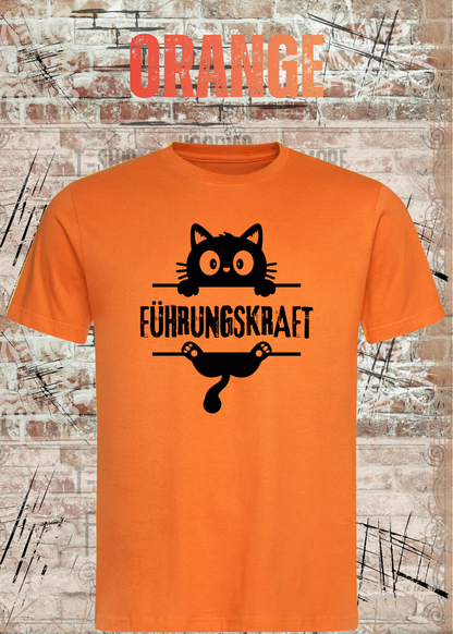 Führungskraft Katze – Lustiges Unisex Katzen T-Shirt