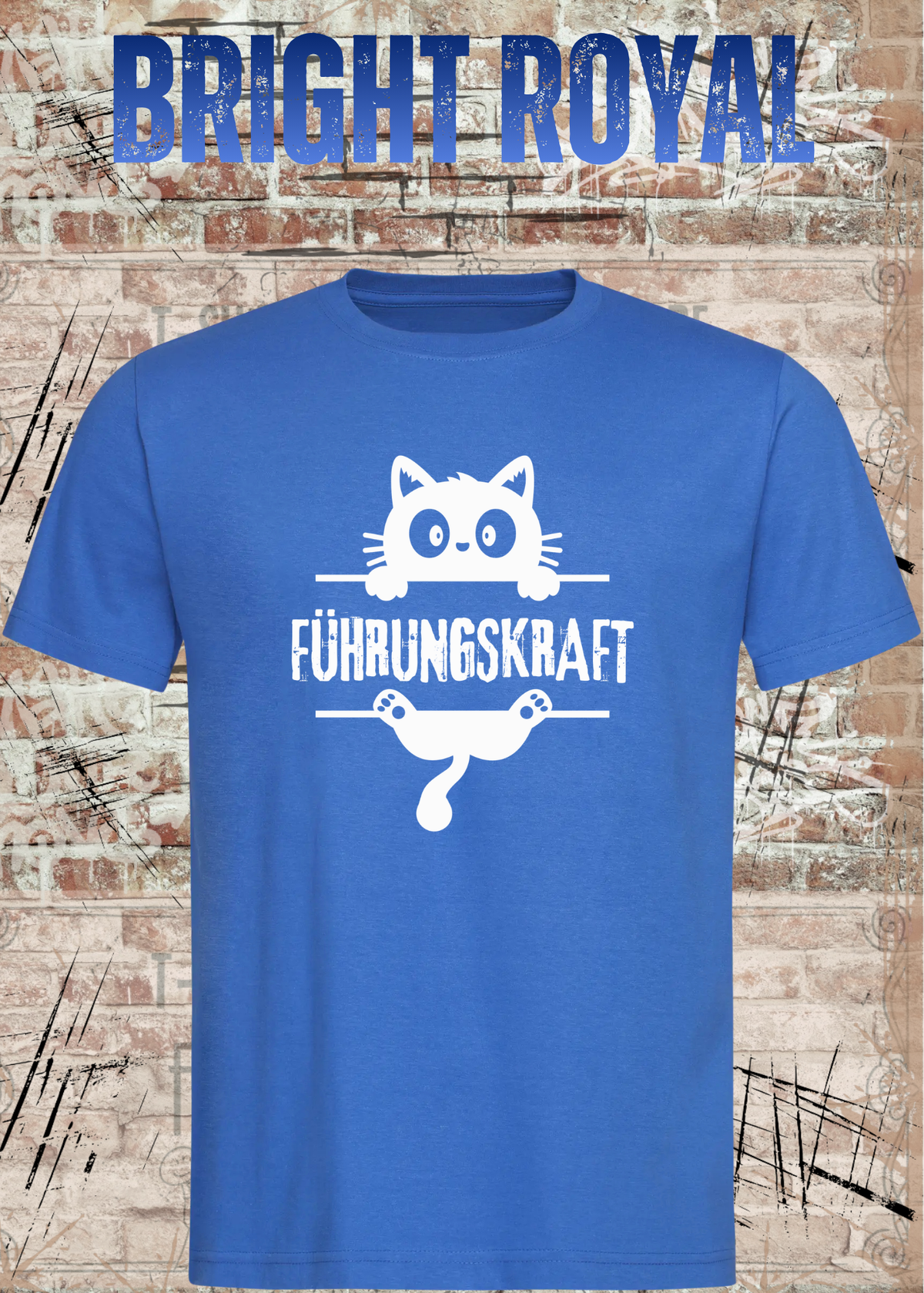 Führungskraft Katze – Lustiges Unisex Katzen T-Shirt