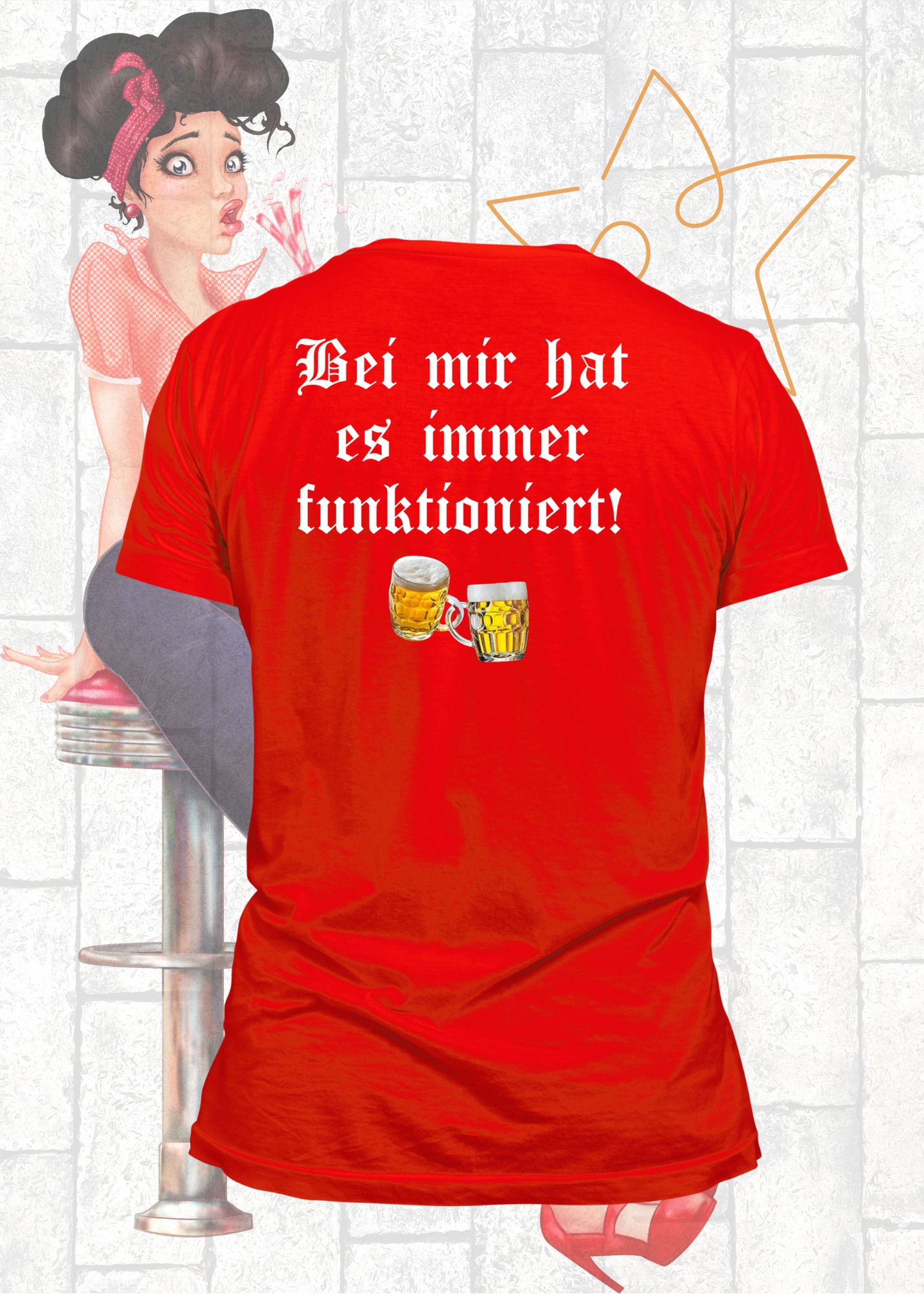 🍺 Unisex T-Shirt - Habt ihr Saufen schon mal probiert? Bei mir hat es funktioniert! 😂
