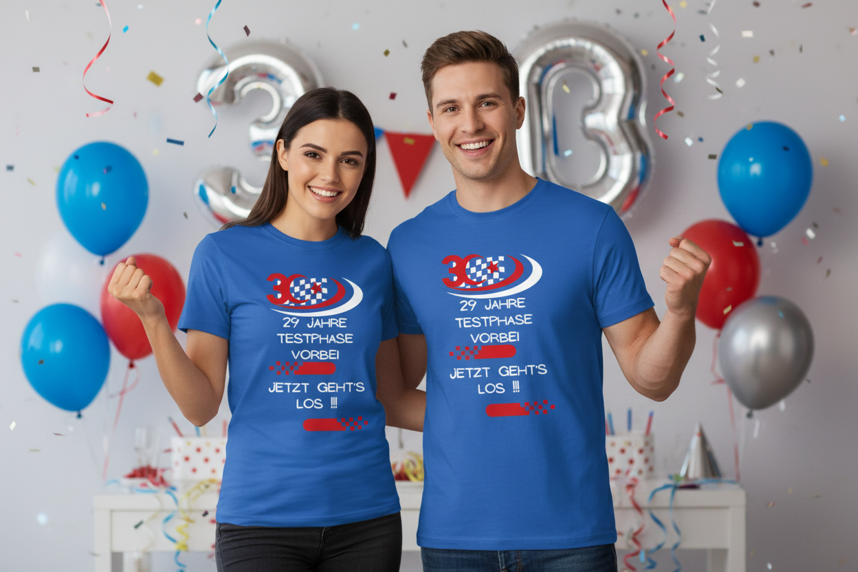 30. Geburtstag T-Shirt Lifestyle Bild