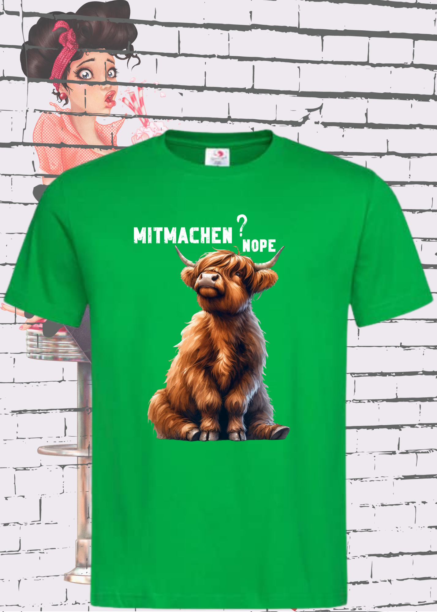 🐄 Highland Kuh Unisex T-Shirt mitmachen? nope 😴🙅‍♀️