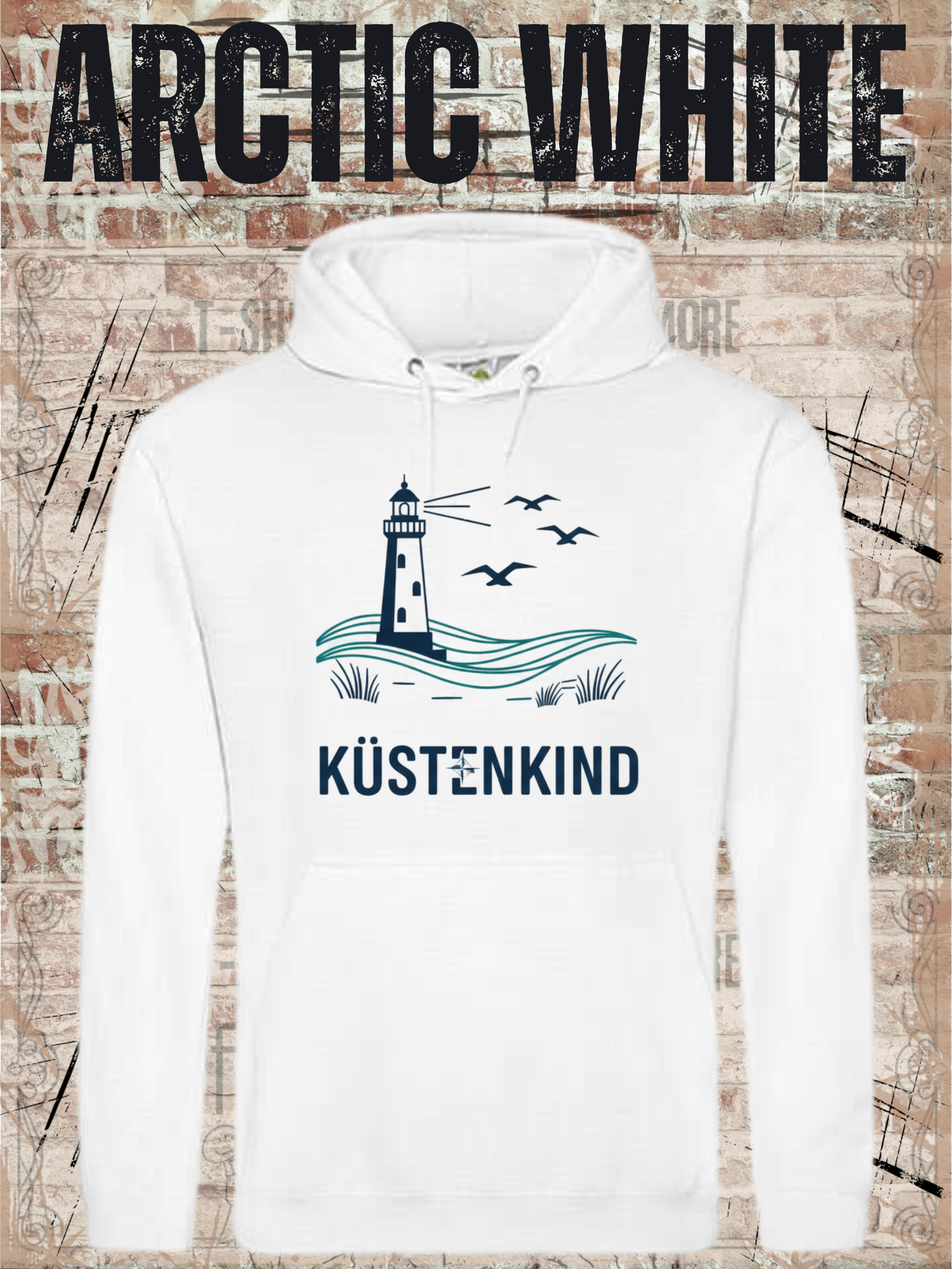 Unisex Hoodie Küstenkind - Leuchtturm Design Ostsee Nordsee