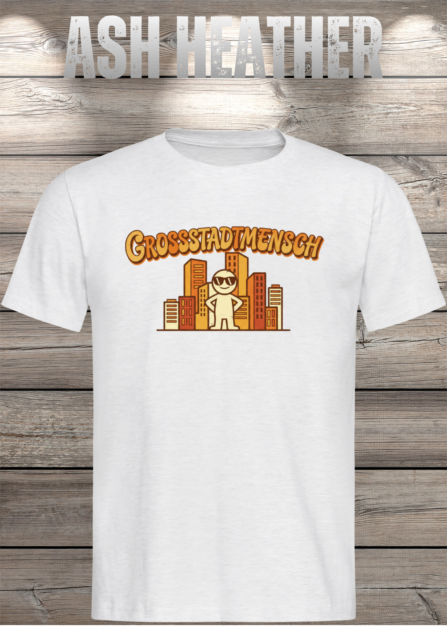 T-Shirt 'Großstadtmensch' - Witziges City-Shirt für Stadtliebhaber