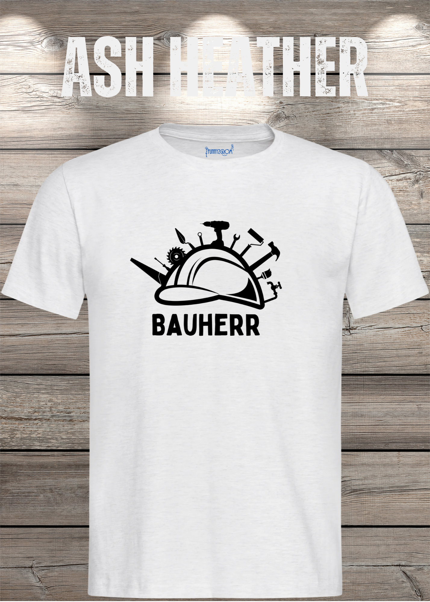 Herren T-Shirt Bauherr Geschenkidee für Hausbesitzer Witziges T-Shirt mit Spruch Lustiges Freizeit T-Shirt Haus bauen