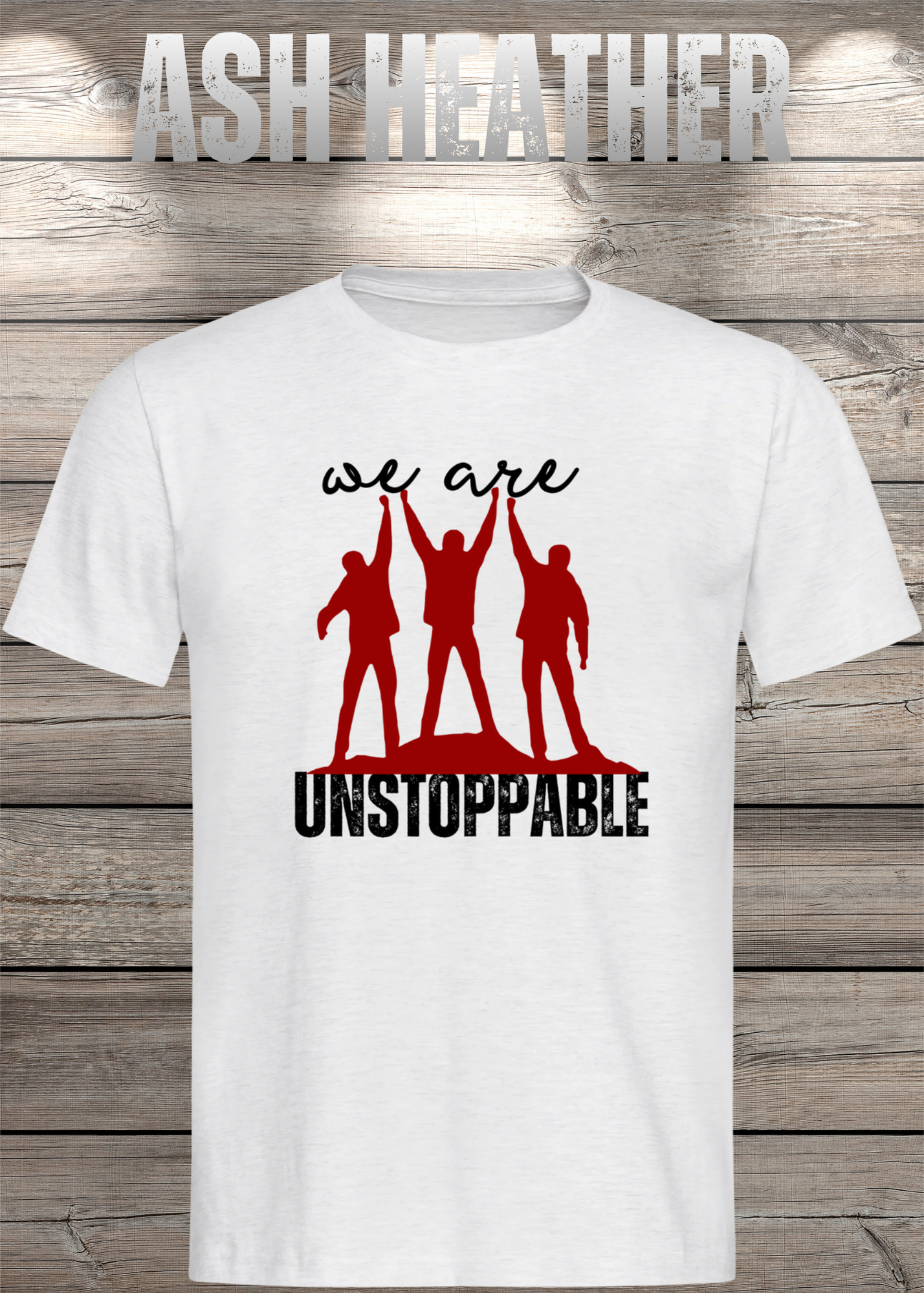 T-Shirt 'We are unstoppable' - Motivations Team-Shirt für Unaufhaltsame