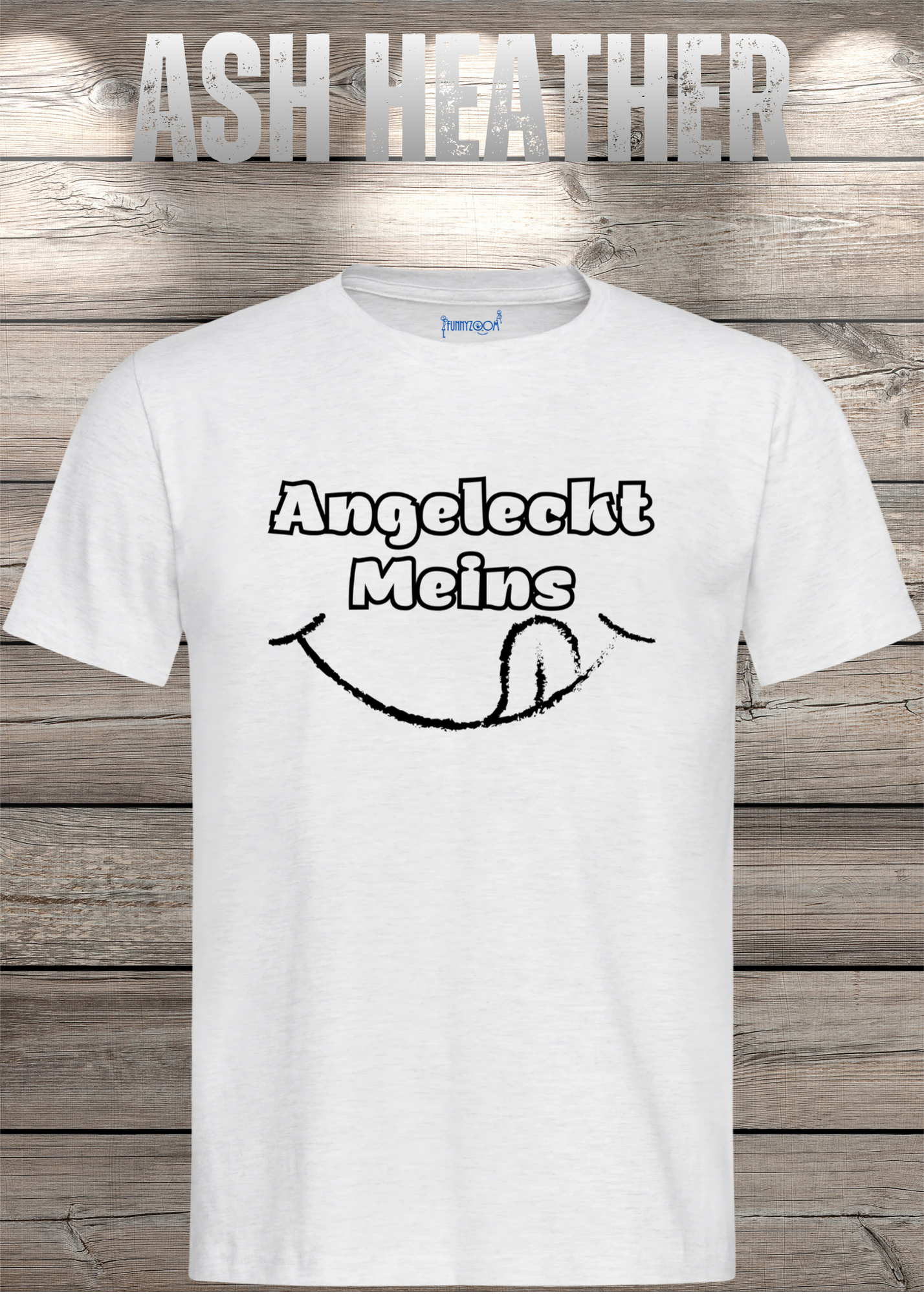 T-Shirt Angeleckt Meins - Lustige Sprüche Geschenkidee - Geburtstag Freizeit Unisex viele Farben