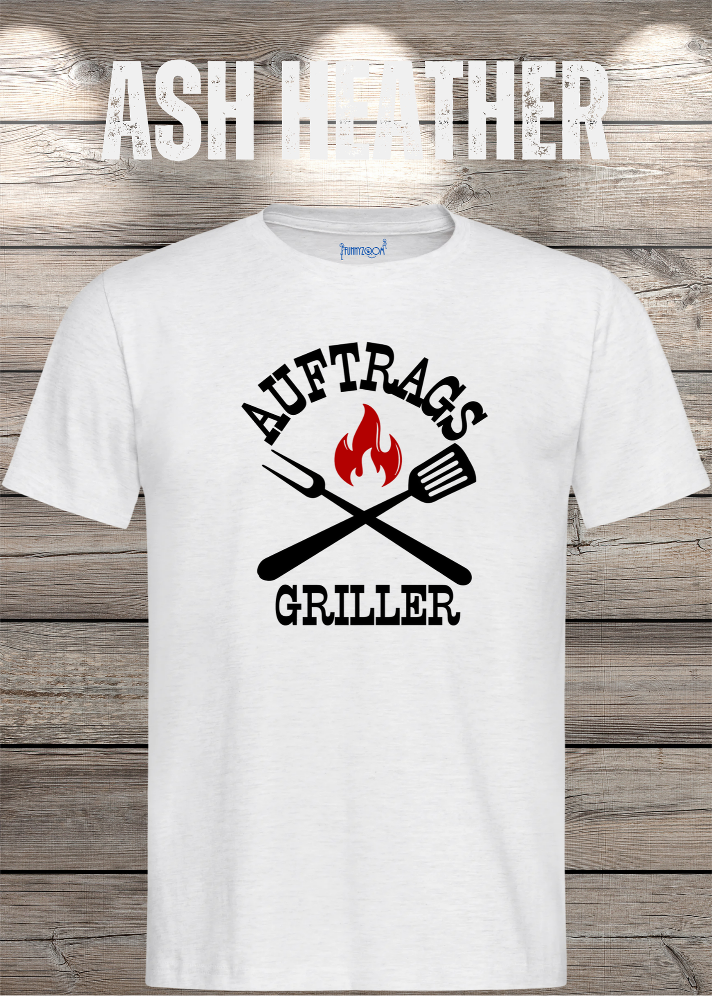 T-Shirt Auftrags-Griller Geschenkidee für Grillmeister Witziges T-Shirt mit Spruch Lustiges Unisex T-Shirt BBQ