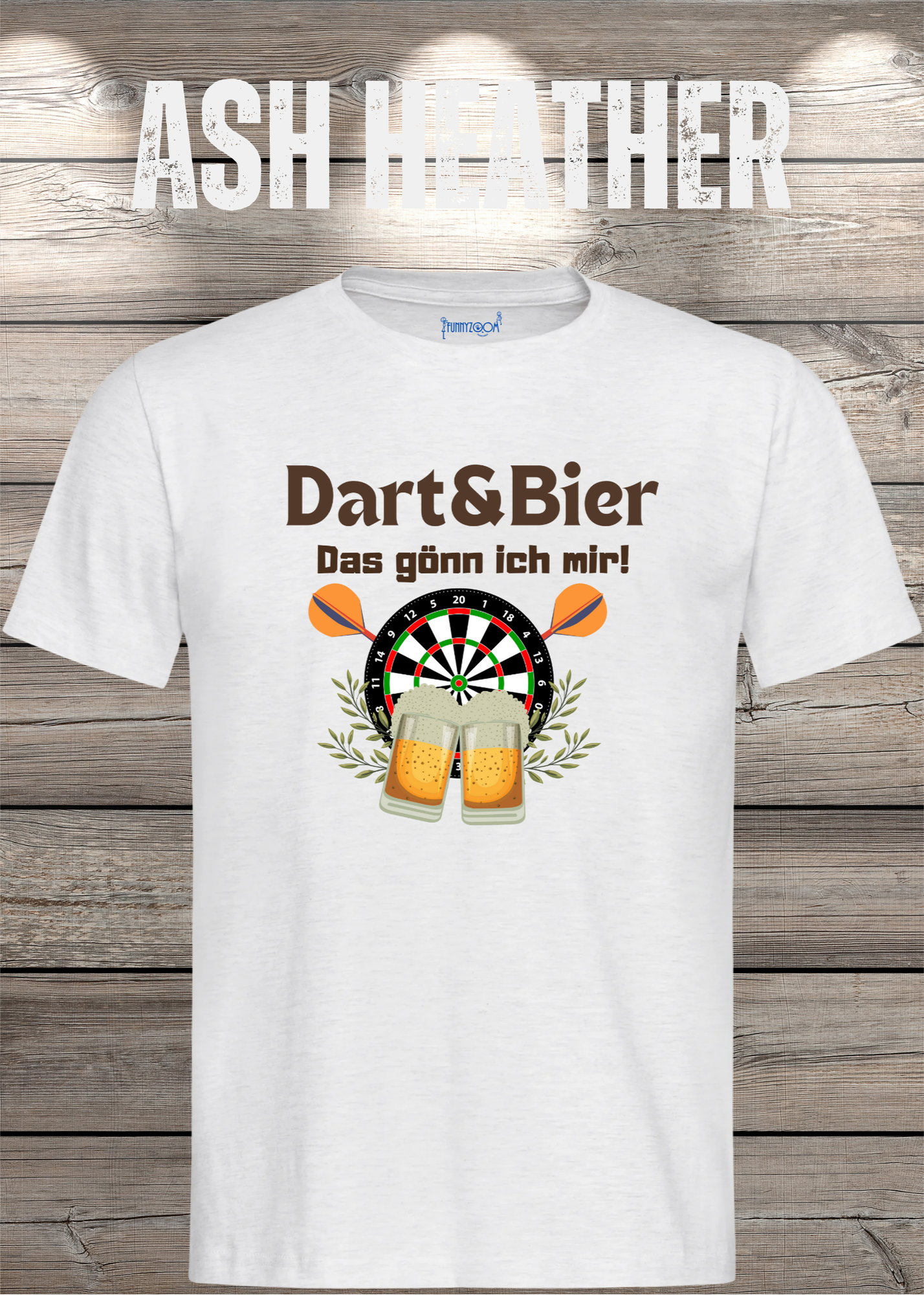 T-Shirt Dart & Bier das Gönn ich mir Witziges T-Shirt mit Spruch Geschenkidee Unisex