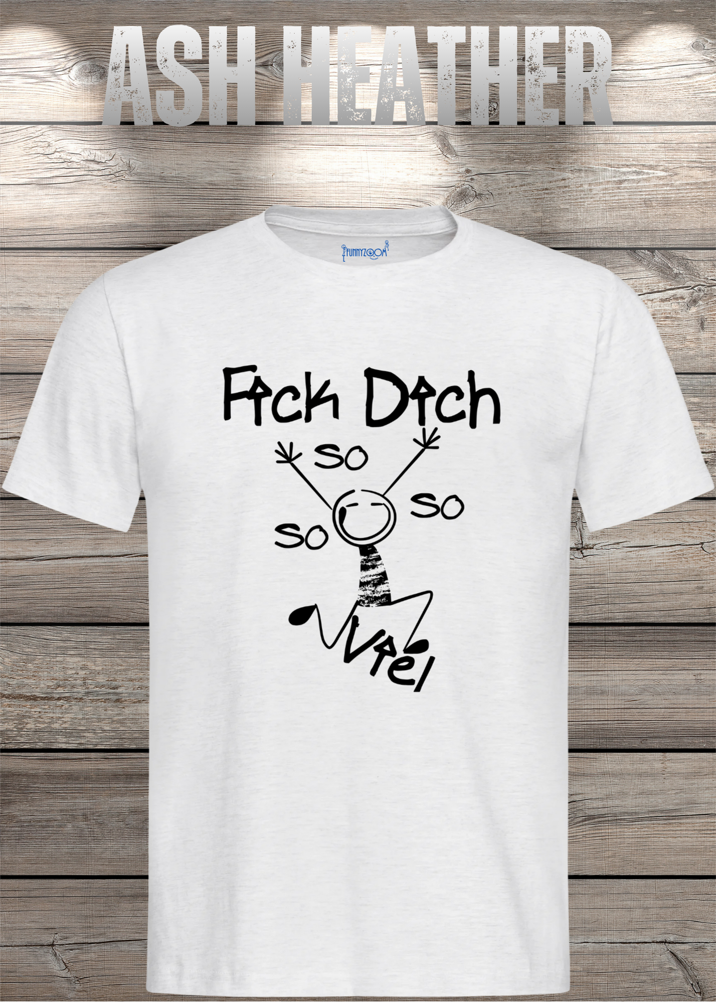 T-Shirt 'Fick Dich So So So So viel' - Lustiges Statement Geschenk Unisex
