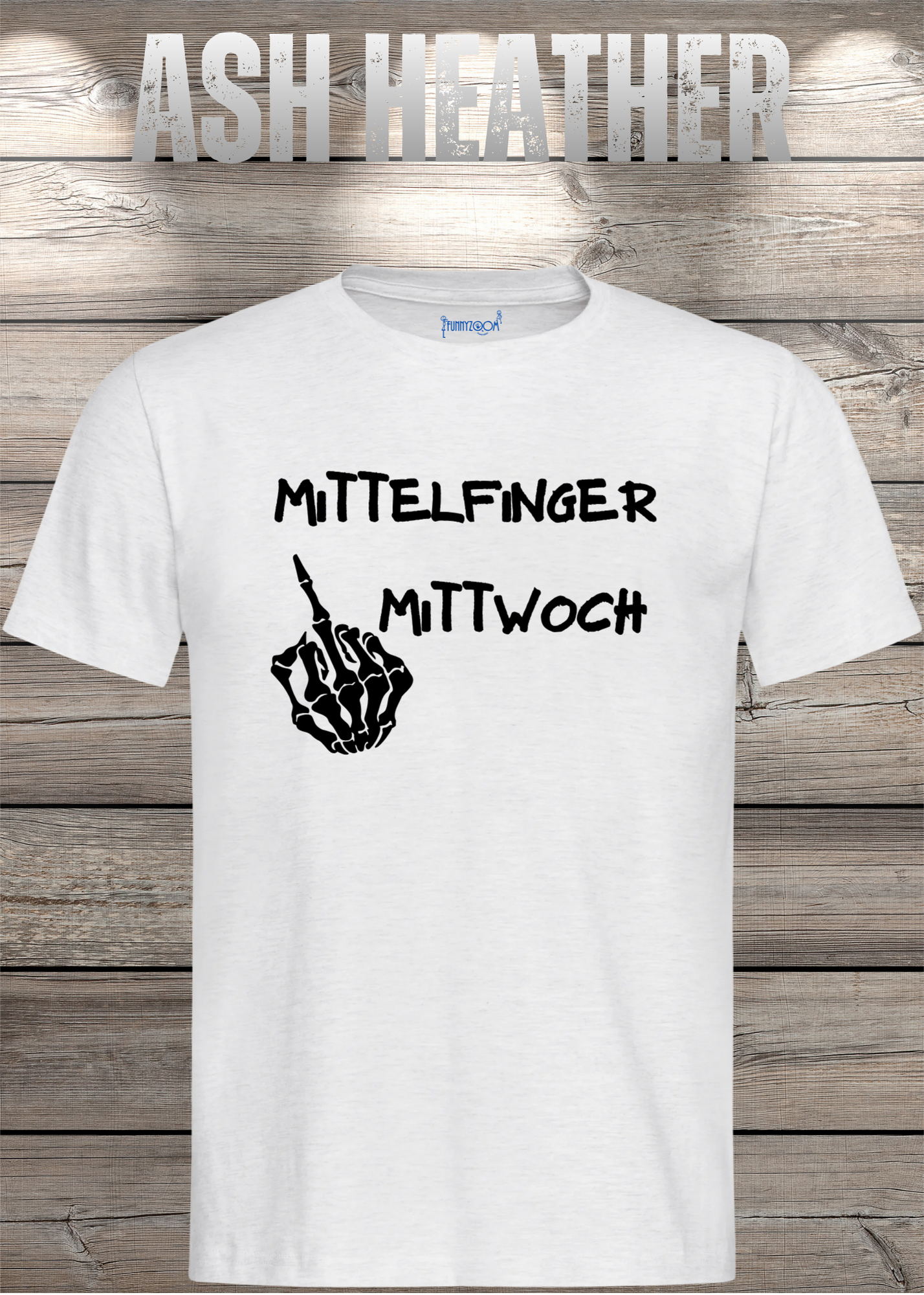 T-Shirt Mittelfinger Mittwoch Lustige Sprüche Geschenkidee Geburtstag Freizeit Unisex viele Farben