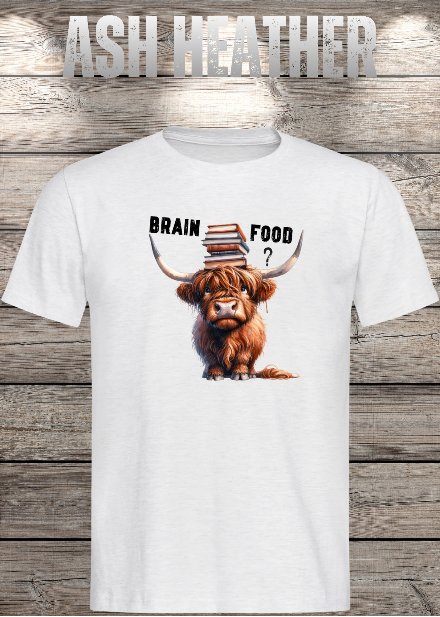 Highland Kuh Unisex T-Shirt Brain food?