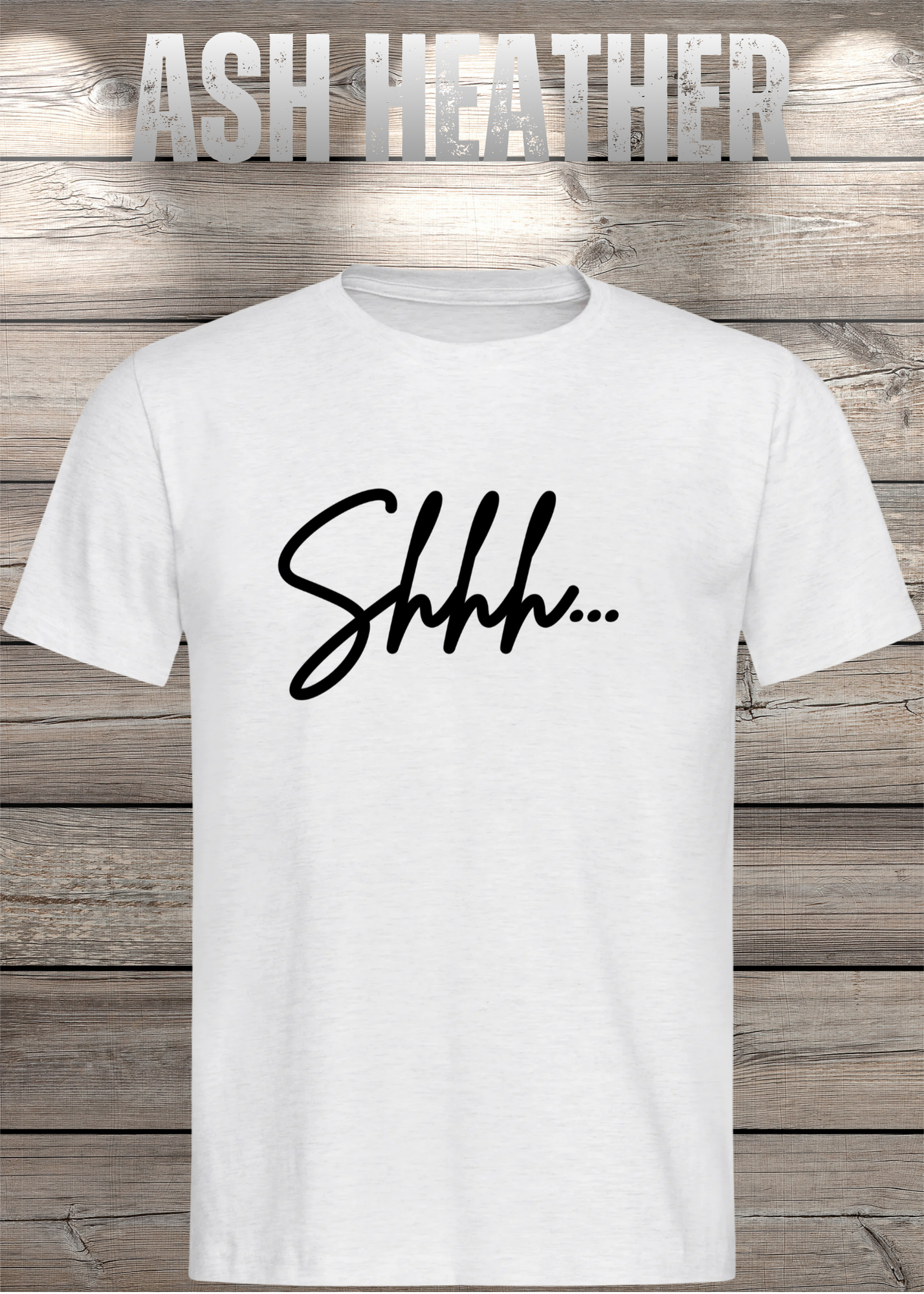 T-Shirt Shhh... - Geschenkidee T-Shirt - T-Shirt mit Spruch - Witziges T-Shirt - T-Shirt Freizeit - Lustiges T-Shirt Unisex