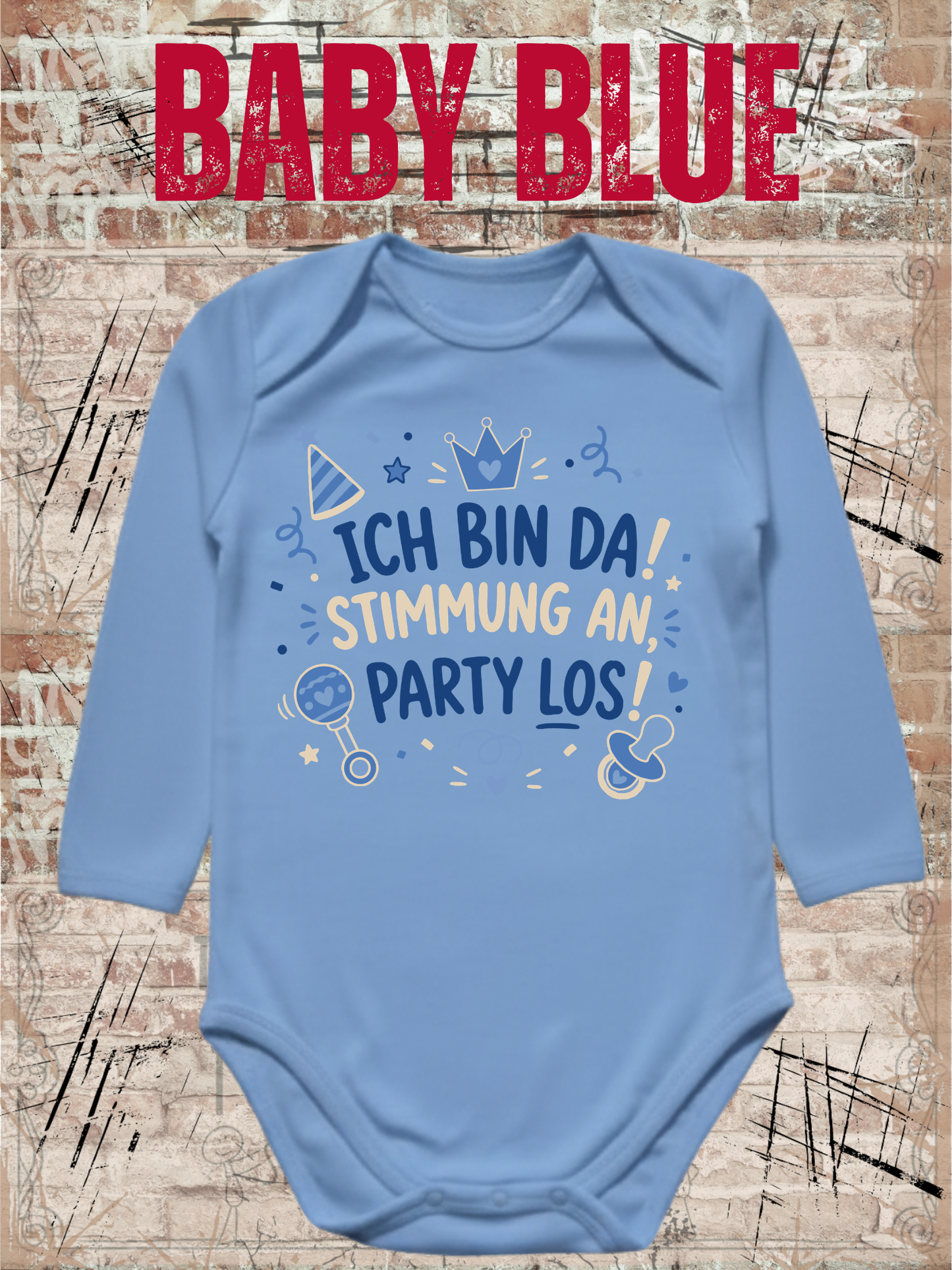 Ich bin da! Stimmung an, Party los! – Babybody Junge