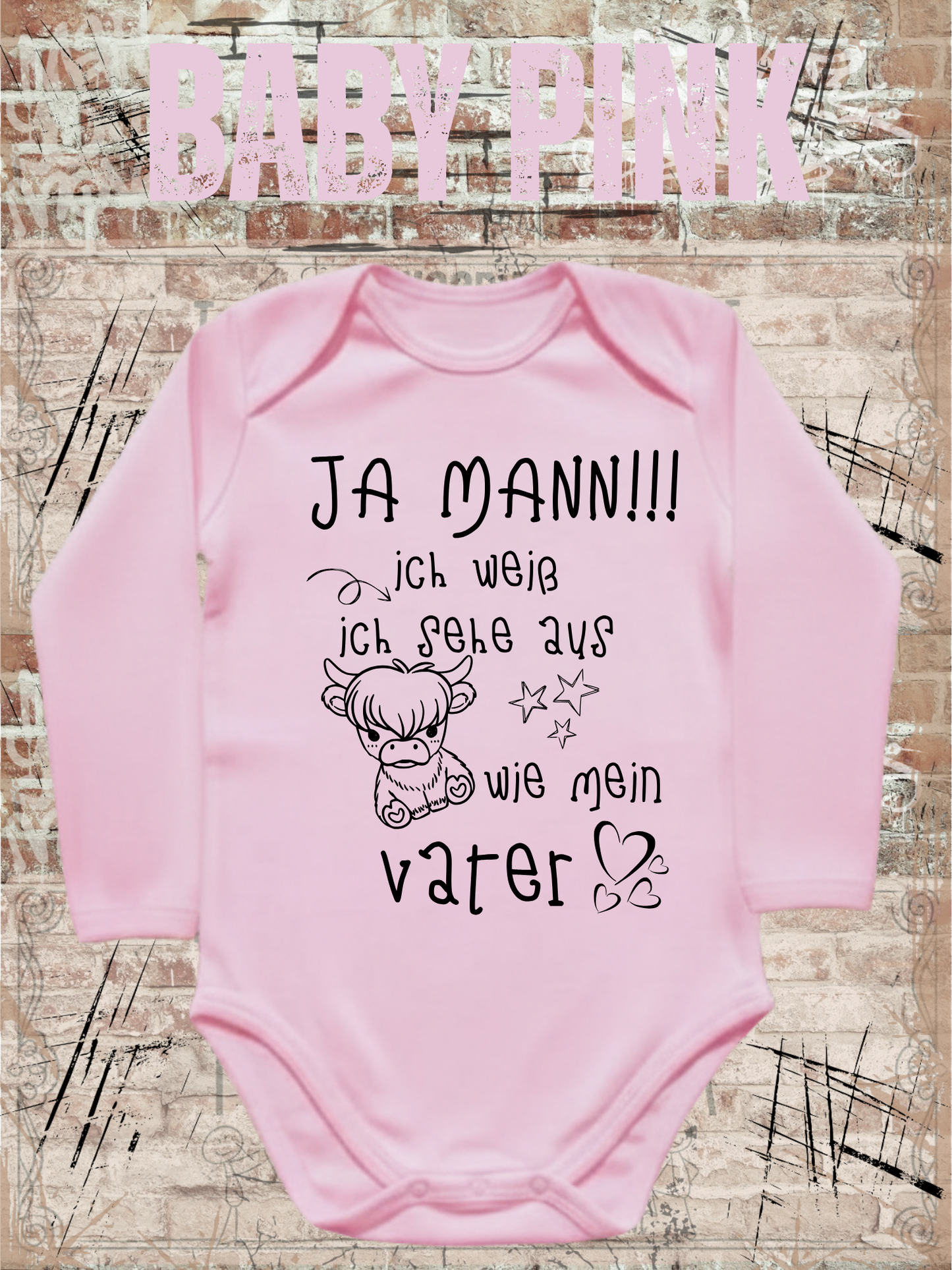 Baby Body 'Ja Mann!!! Ich Weiß Ich Sehe Aus Wie Mein Vater' | Lustiger Papa-Spruch