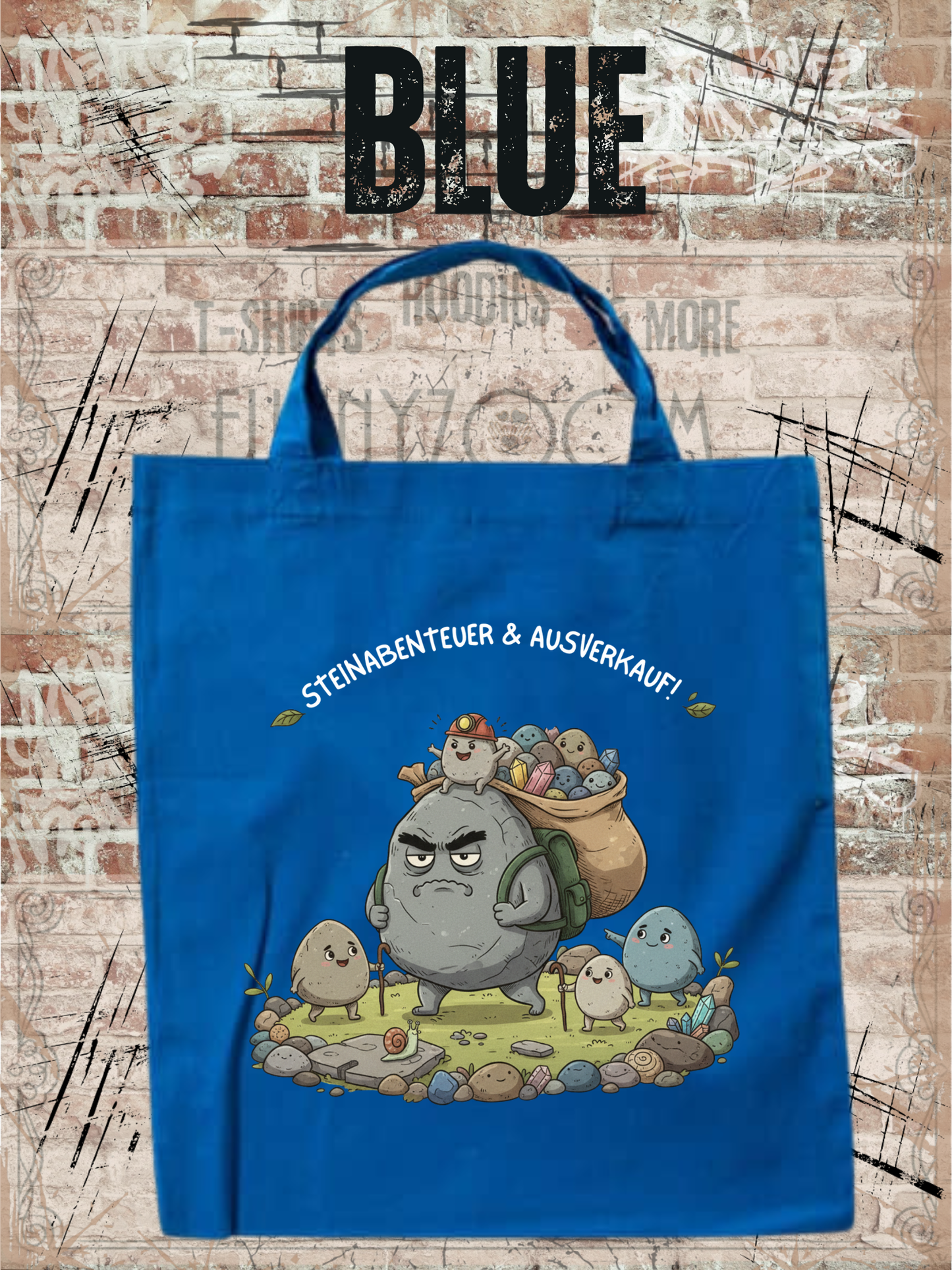 Steinesammelbeutel 38x42cm - Premium Sammelbeutel für Steinejäger & Naturliebhaber