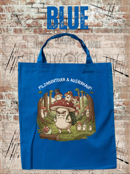 Pilzsammelbeutel 38x42cm – Für echte Pilzjäger & Naturliebhaber in Blue.