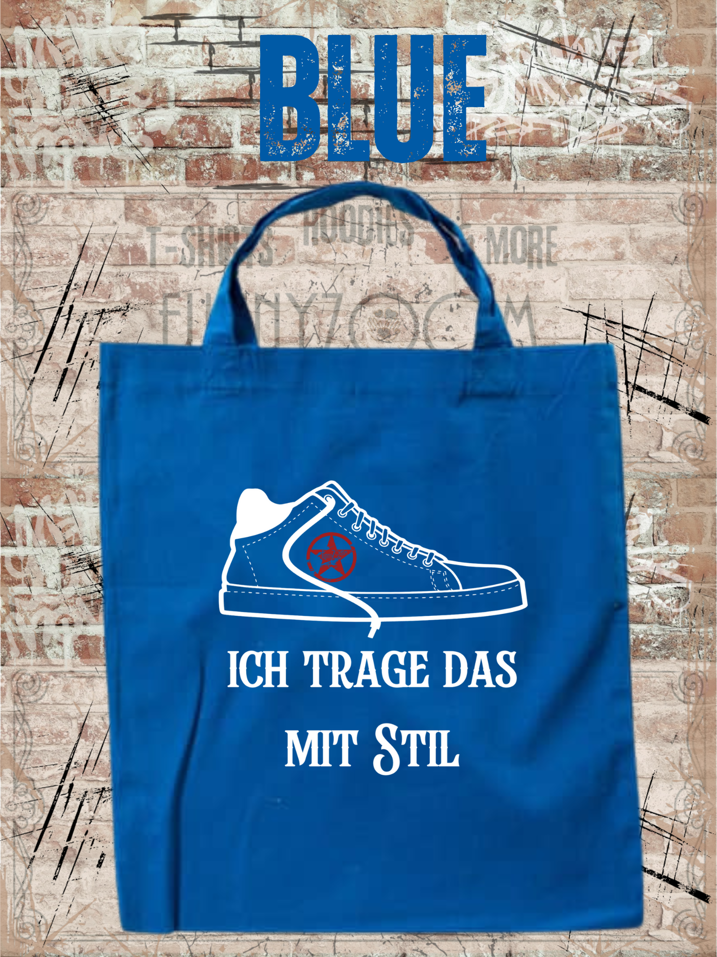 Tragetasche Ich trage das mit Stil! 38x42cm - Für echte Stilikonen!