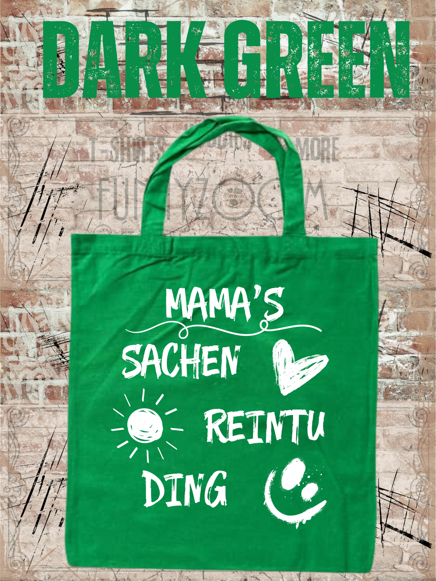 Personalisierbare Baumwolltasche mit Namen | 38x42 cm | 14 Farben