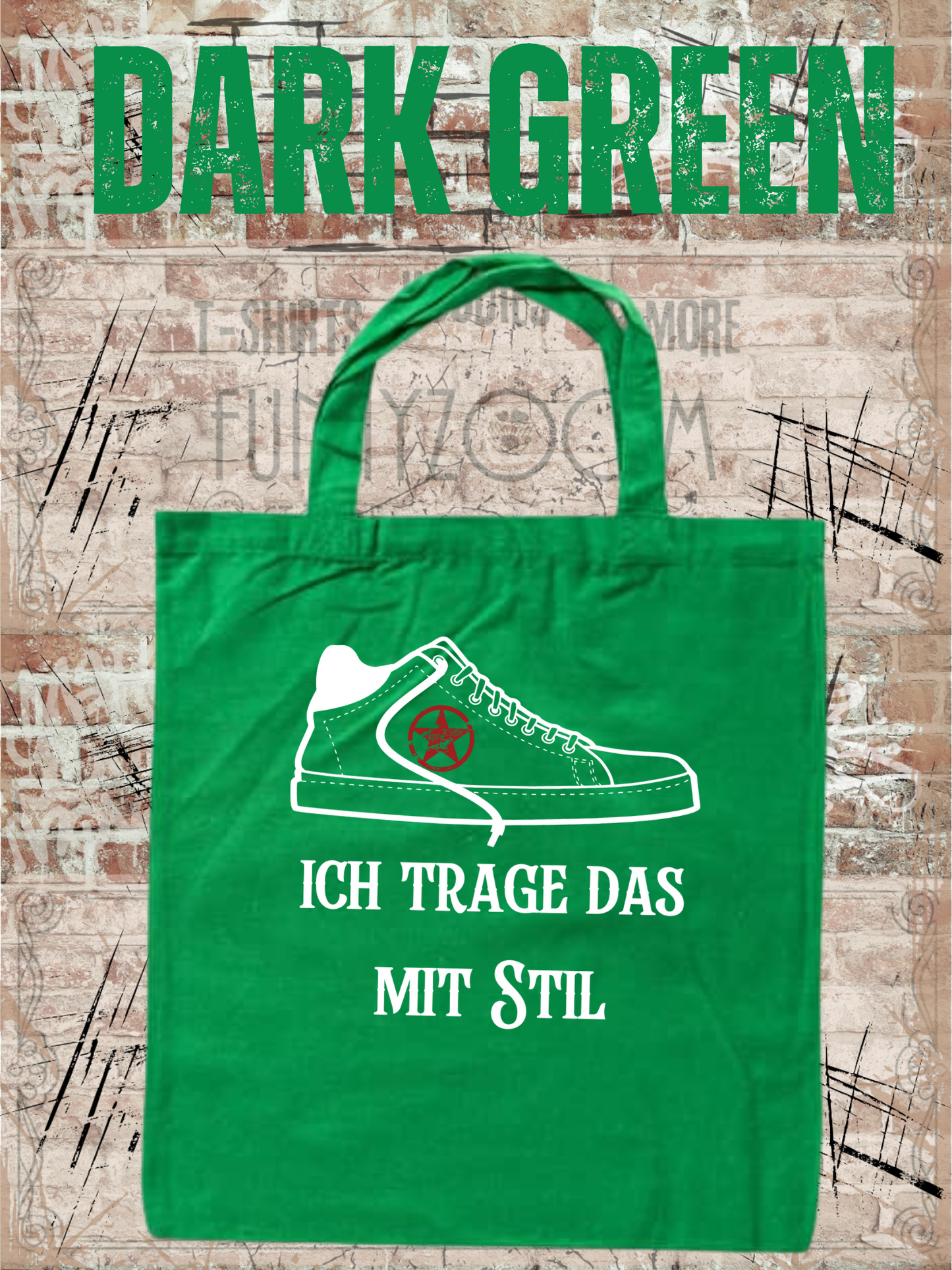 Tragetasche Ich trage das mit Stil! 38x42cm - Für echte Stilikonen!